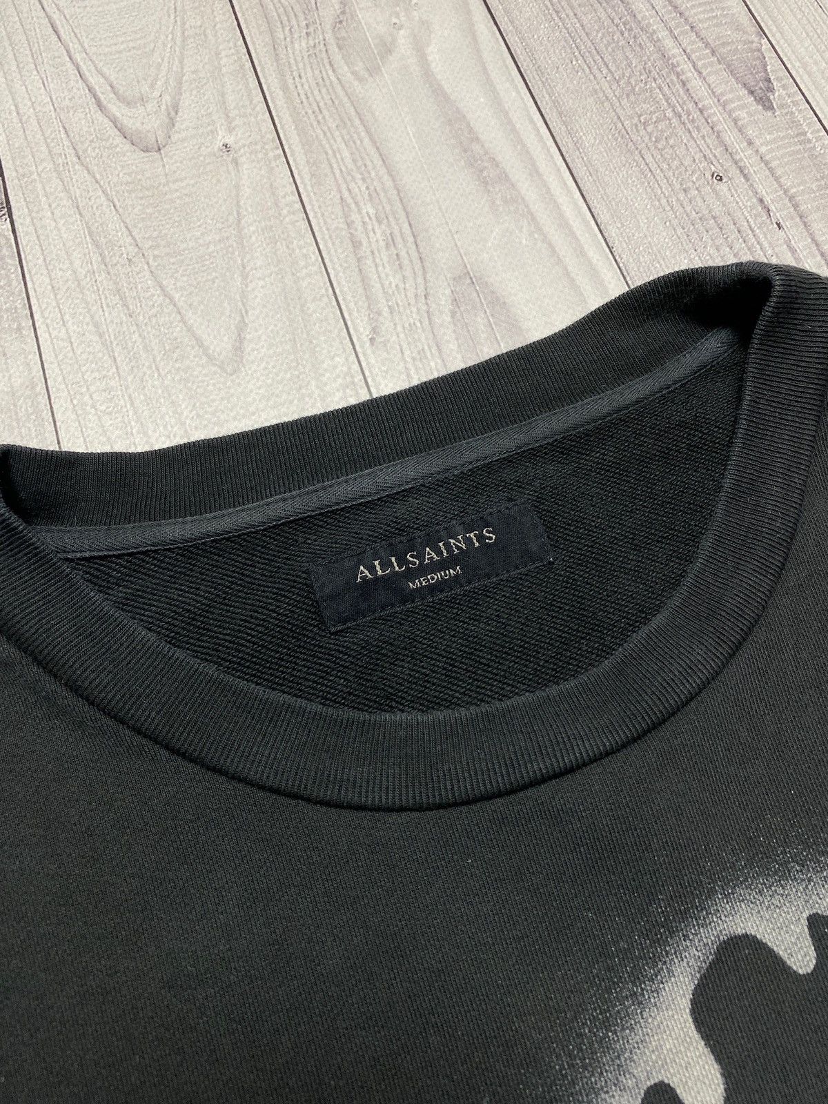 Allsaints Vintage Allsaints big logo sweatshirt rare Saint Fear Size US M / EU 48-50 / 2 - 3 Thumbnail