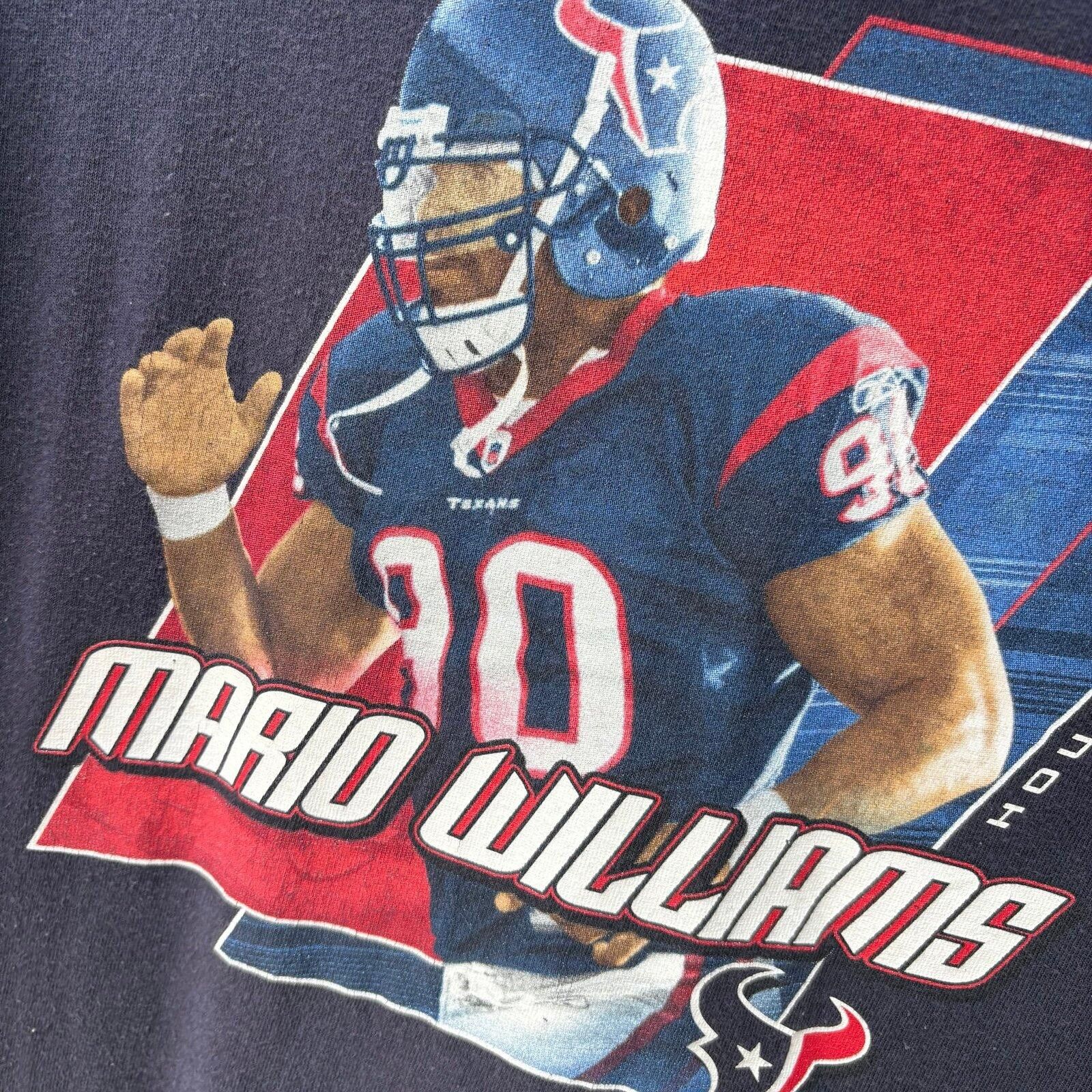NFL Vintage Houston Texans Mario Williams player tee Size US XL / EU 56 / 4 - 2 Thumbnail