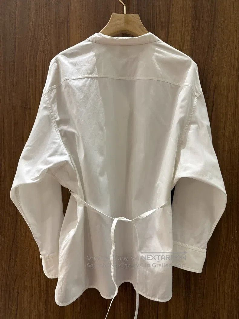 Hermes Hermes White women's shirt Size M / US 6-8 / IT 42-44 - 2 Thumbnail