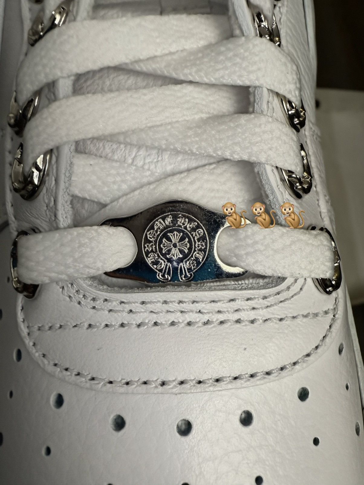 Chrome Hearts 🔥Chrome Hearts X Drake X NOCTA AF 1 Sneaker🔥 Size US 11 / EU 44 - 7 Thumbnail