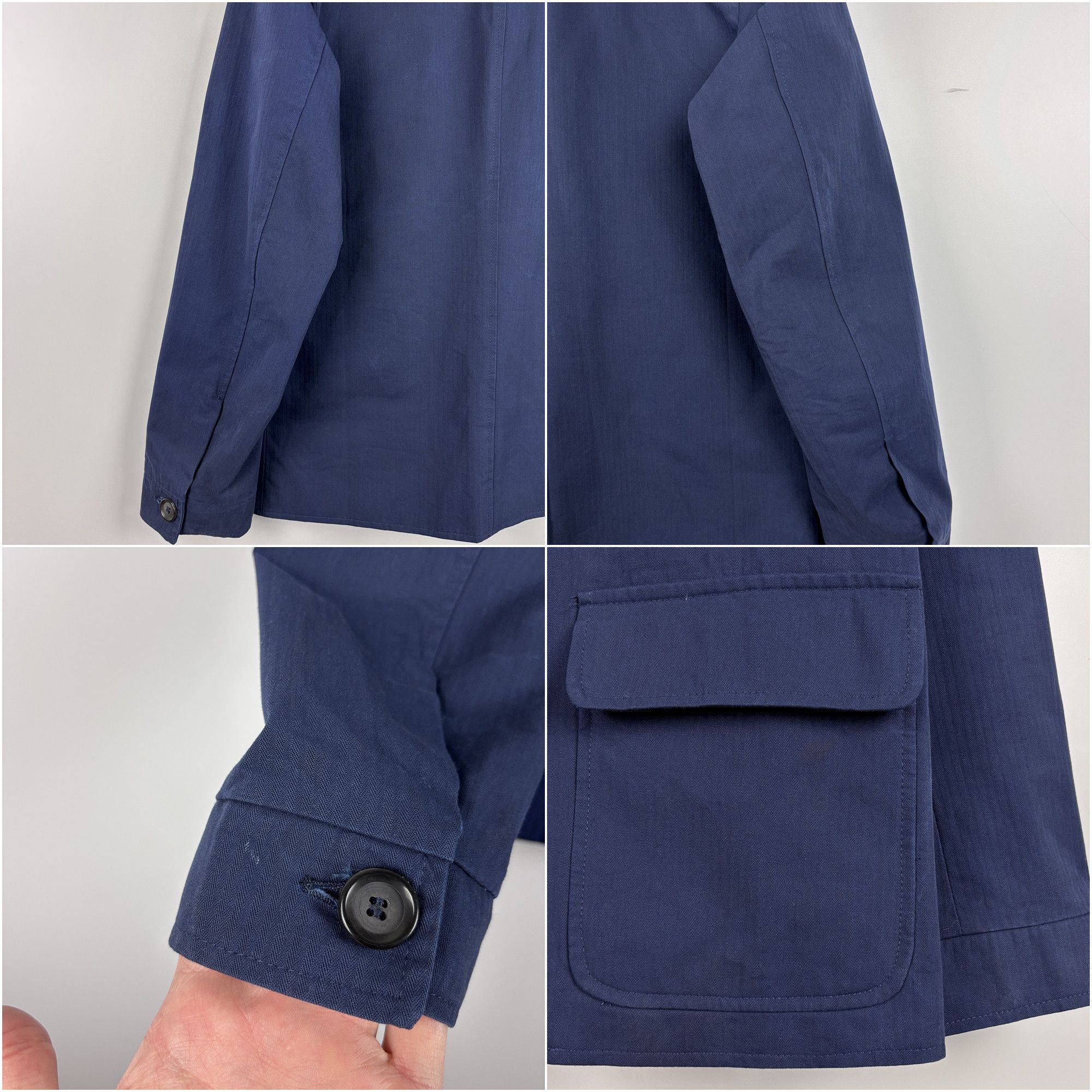 Oliver Spencer Oliver Spencer Organic Cotton Jacket Blazer Blue Size 38 Size US M / EU 48-50 / 2 - 8 Thumbnail