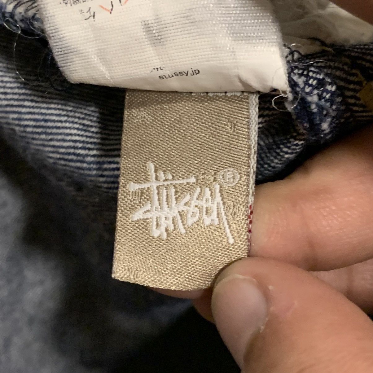 Stussy Vintage 2001 Old Stussy "Stand Firm" Rough & Rugged Jeans Size US 38 / EU 54 - 12 Thumbnail