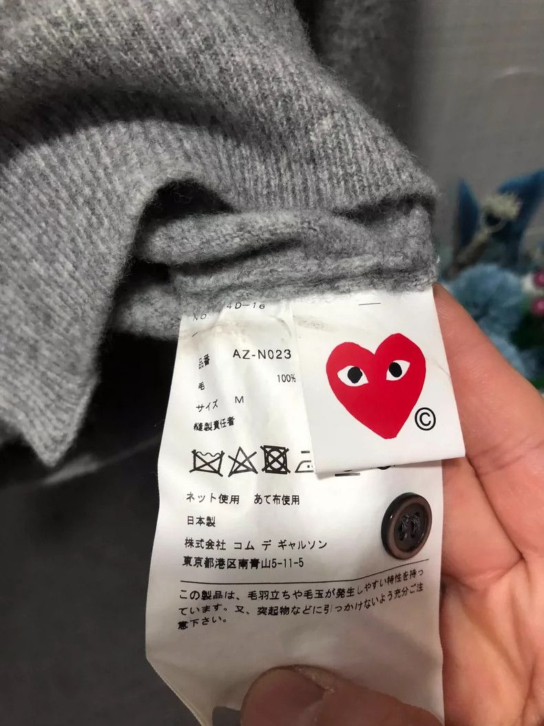 Comme des Garcons Comme Des Garcons Round neck wool cardigan 2503-Nextarrow Size M / US 6-8 / IT 42-44 - 4 Thumbnail