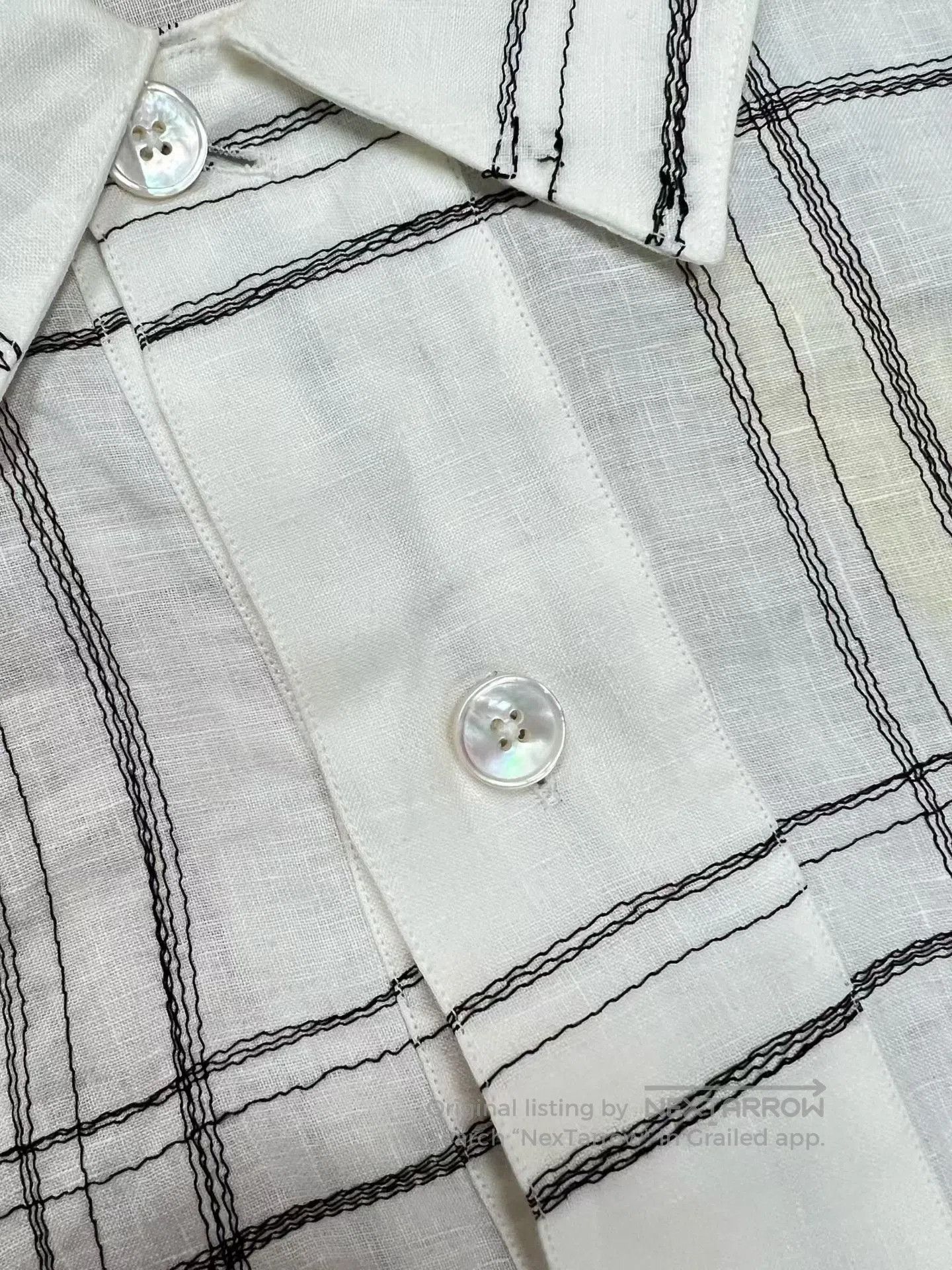 Hermes Hermes Linen Check Long. Size US XXS / EU 40 - 4 Thumbnail