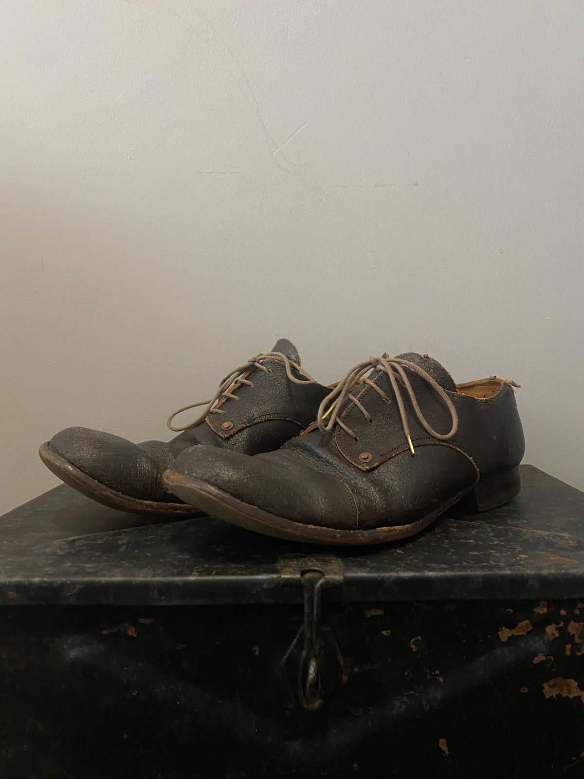 PAUL HARNDEN SHOEMAKERS LEATHER WORK BOOTS 8 UK *FREE FAST