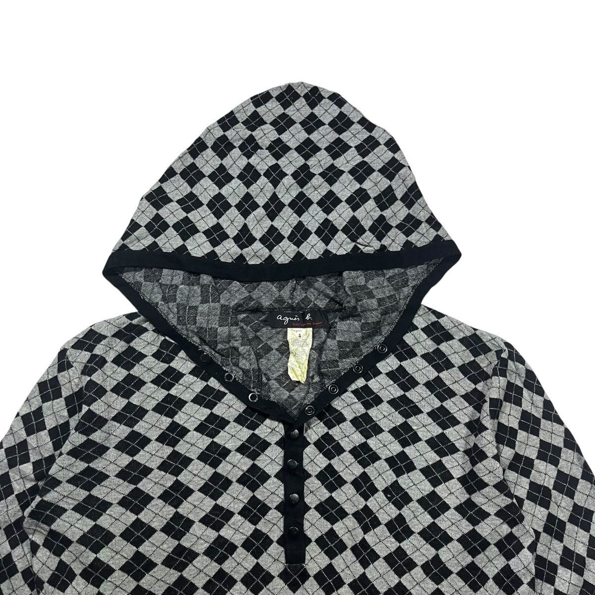 agnes b. Agnes B Snap Button Hoodie Knit Size US L / EU 52-54 / 3 - 3 Thumbnail