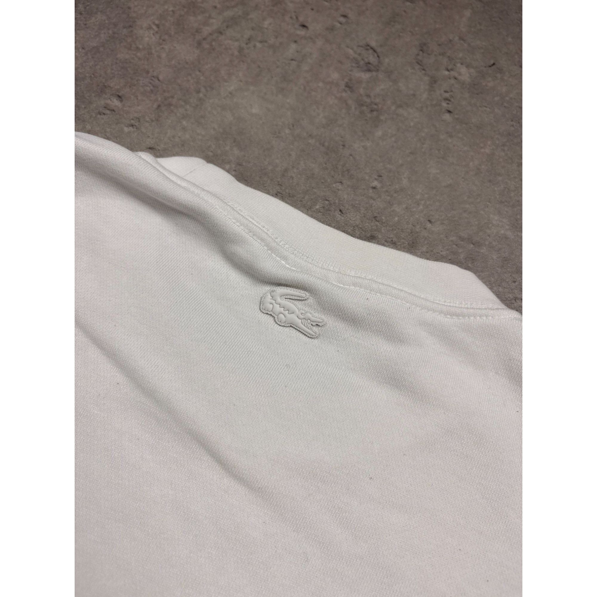 Lacoste Lacoste X Netflix Crocodile Cycling Sweatshirt White M Cotto Size US M / EU 48-50 / 2 - 9 Thumbnail