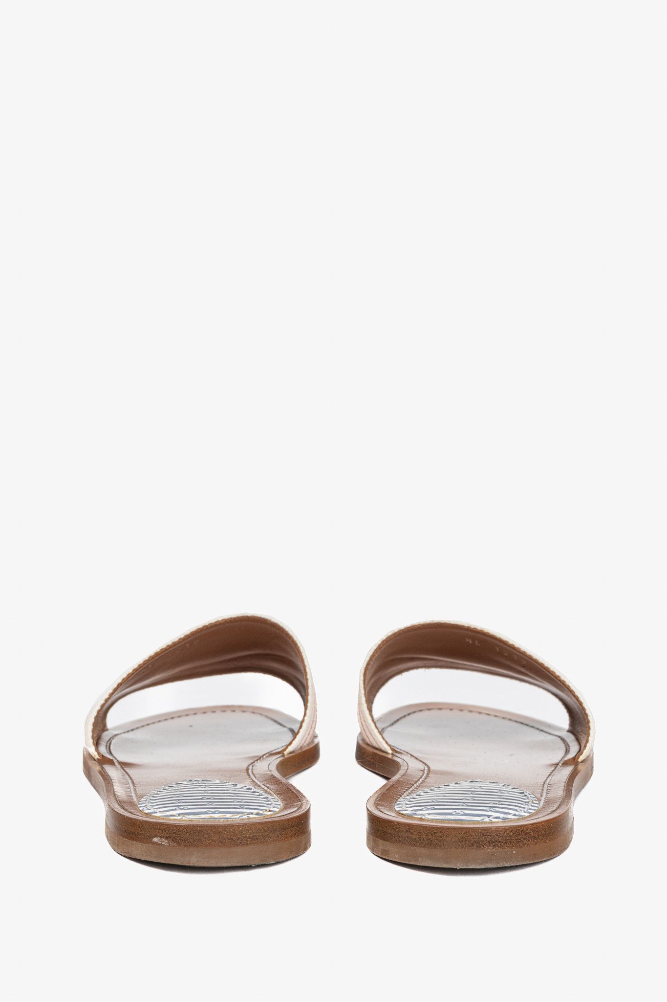 Louis Vuitton Louis Vuitton Escale Lock It Striped Flat Mule Sandals Size US 7.5 / IT 37.5 - 4 Thumbnail
