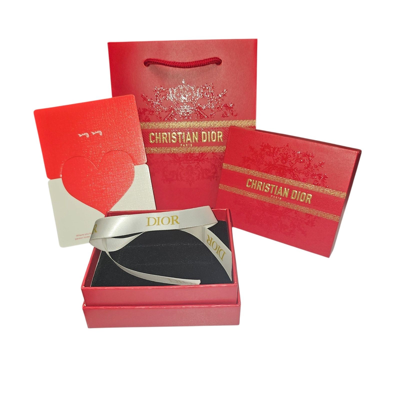 New Christian Dior Lunar New Year 2024 Gift Box/bag Set in Red, Women's