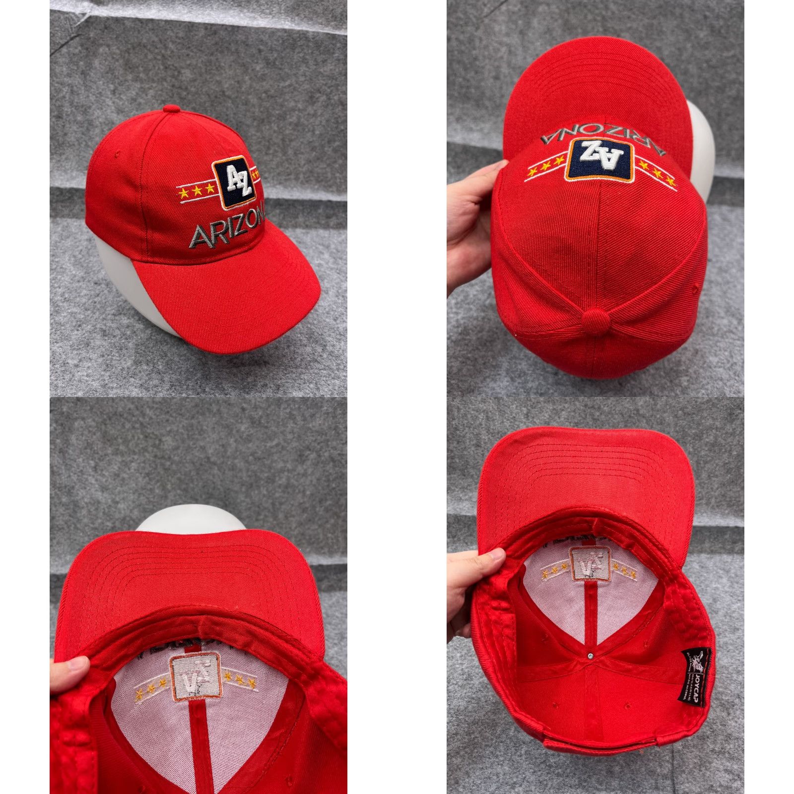 Vintage Blackhawk Joy Cap Hat Strap Back Adult Red 100% Acrylic Outdoors Arizona Size ONE SIZE - 8 Thumbnail