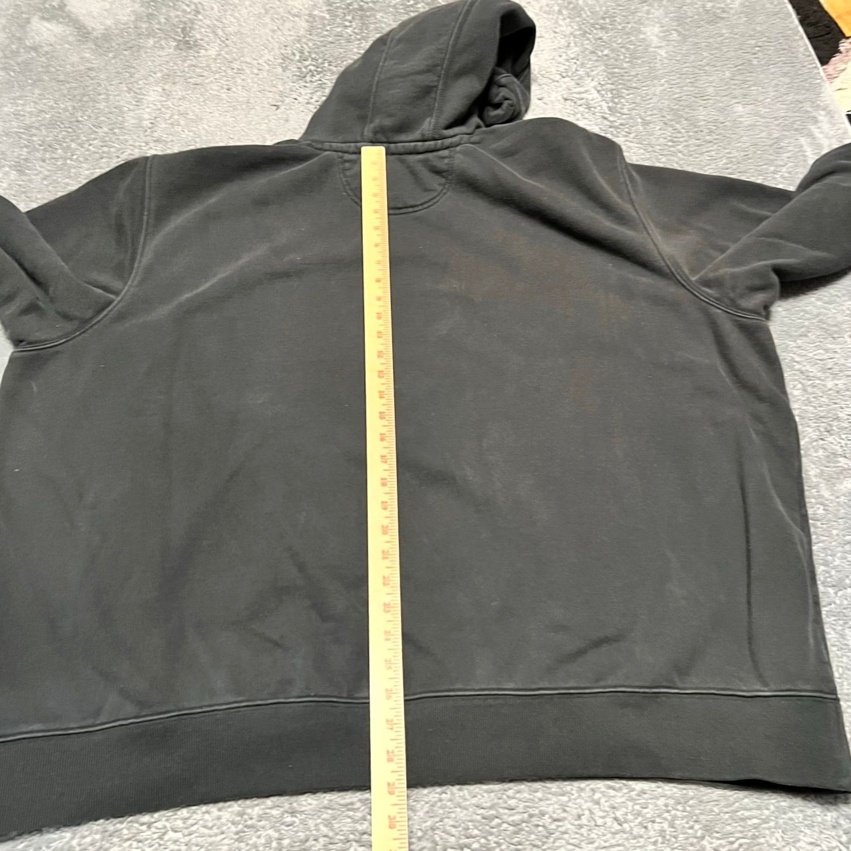 Carhartt Carhartt Hoodie Mens 4XL Loose Rain Defender Washed Black Work Sweatshirt Size US XXL / EU 58 / 5 - 5 Thumbnail