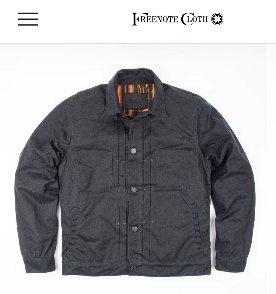 Freenote Freenote Cloth Riders jacket black Size US L / EU 52-54 / 3 - 1 Thumbnail