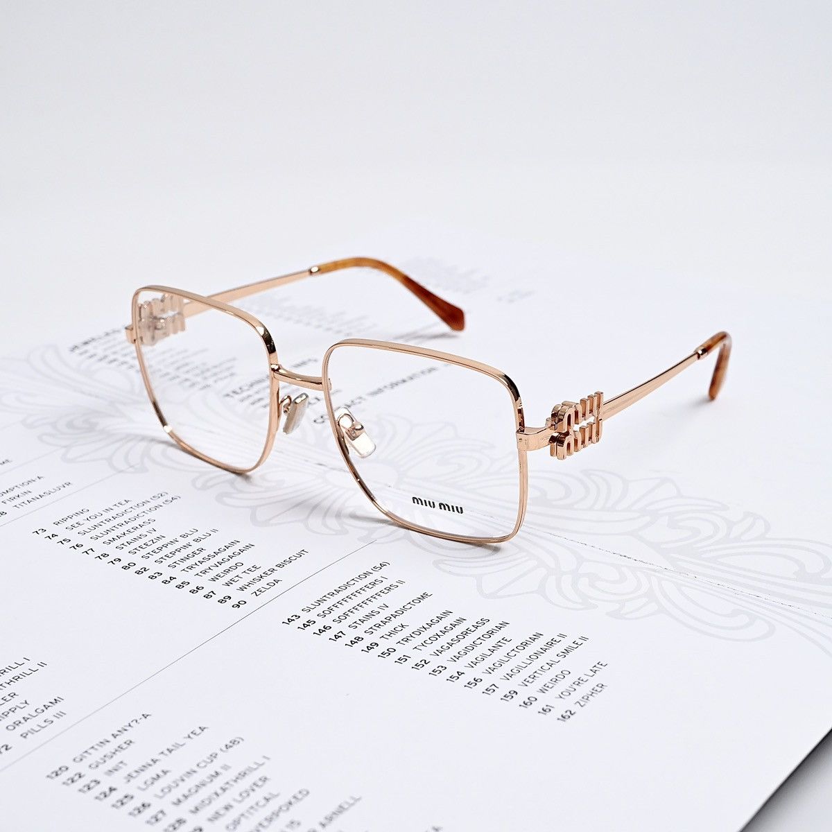 Miu Miu MIU MIU 0MU 51XV GLASSES Size ONE SIZE - 1 Thumbnail
