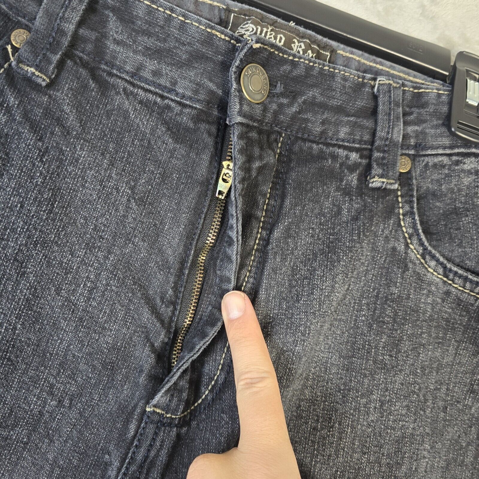 Vintage Vintage Y2K Suko Raw Mens Jeans Size 40 Hip Hop Baggy Size US 40 / EU 56 - 7 Thumbnail