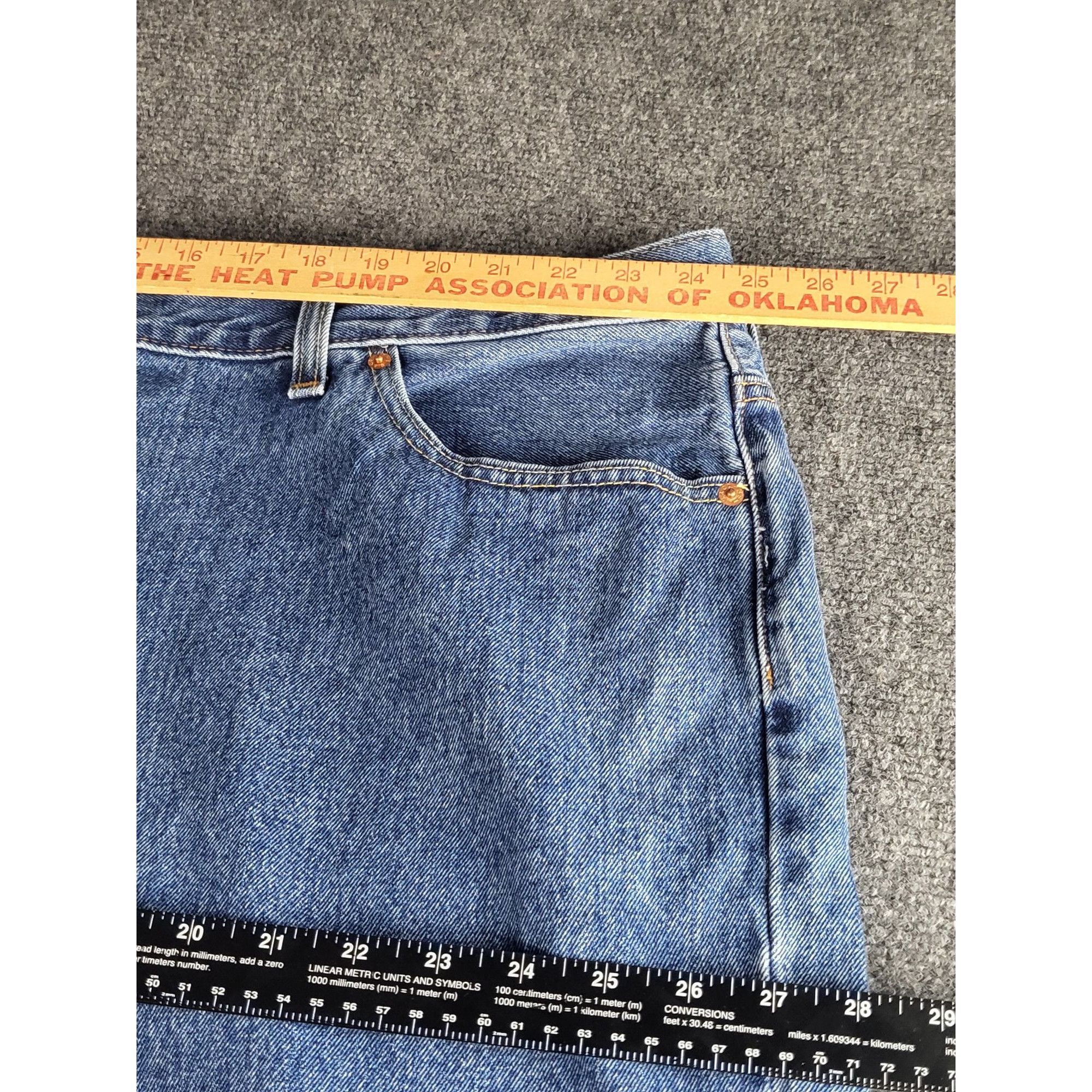 Levi's Levis Relaxed Fit Jeans Men Sz 52X29 Blue Denim Plus Size CW Size US 44 / EU 60 - 8 Thumbnail