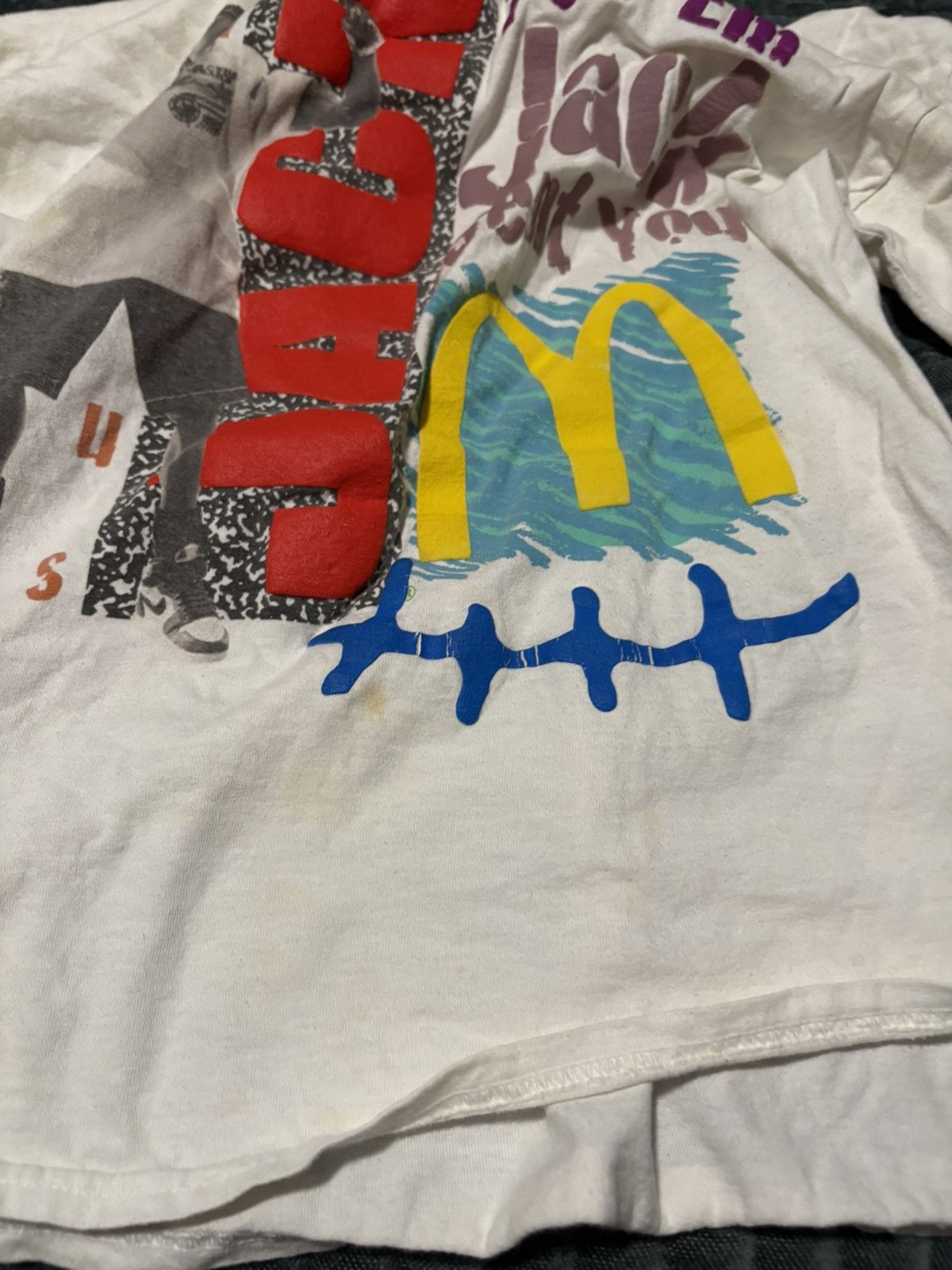 Travis Scott Cactus Jack X McDonalds Smile Tee White Size US L / EU 52-54 / 3 - 4 Thumbnail
