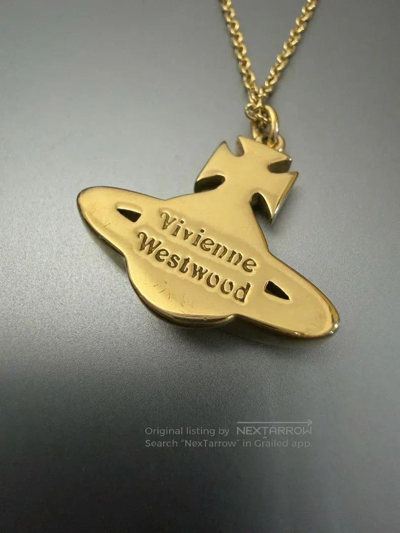 Vivienne Westwood Vivienne Westwood Saturn latitude and longitude necklace Size ONE SIZE - 3 Thumbnail