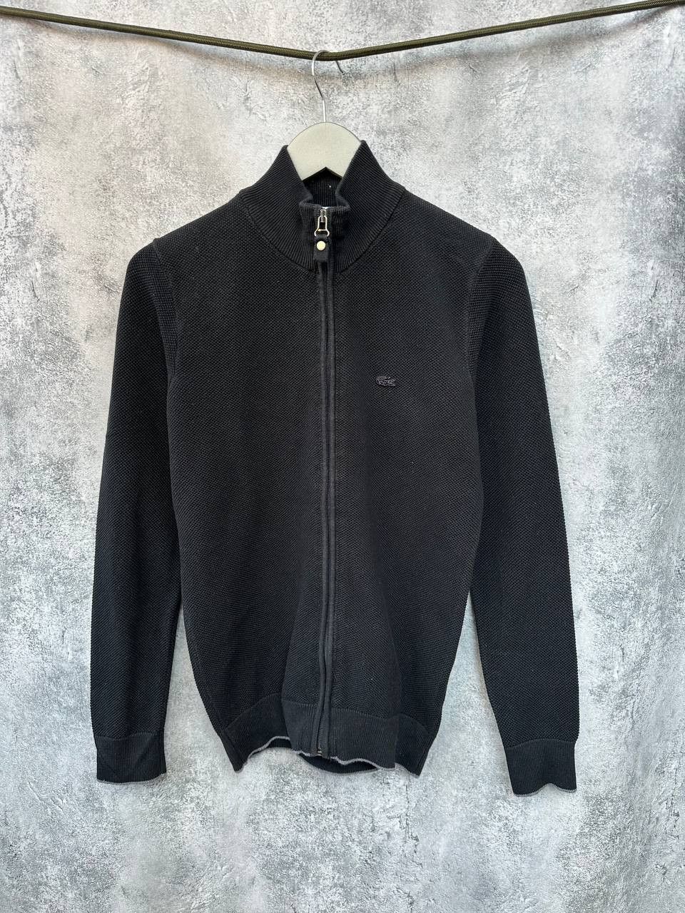 Lacoste Lacoste Full Zip Sweater Waffle Knit France Vintage 90s Size US S / EU 44-46 / 1 - 2 Thumbnail