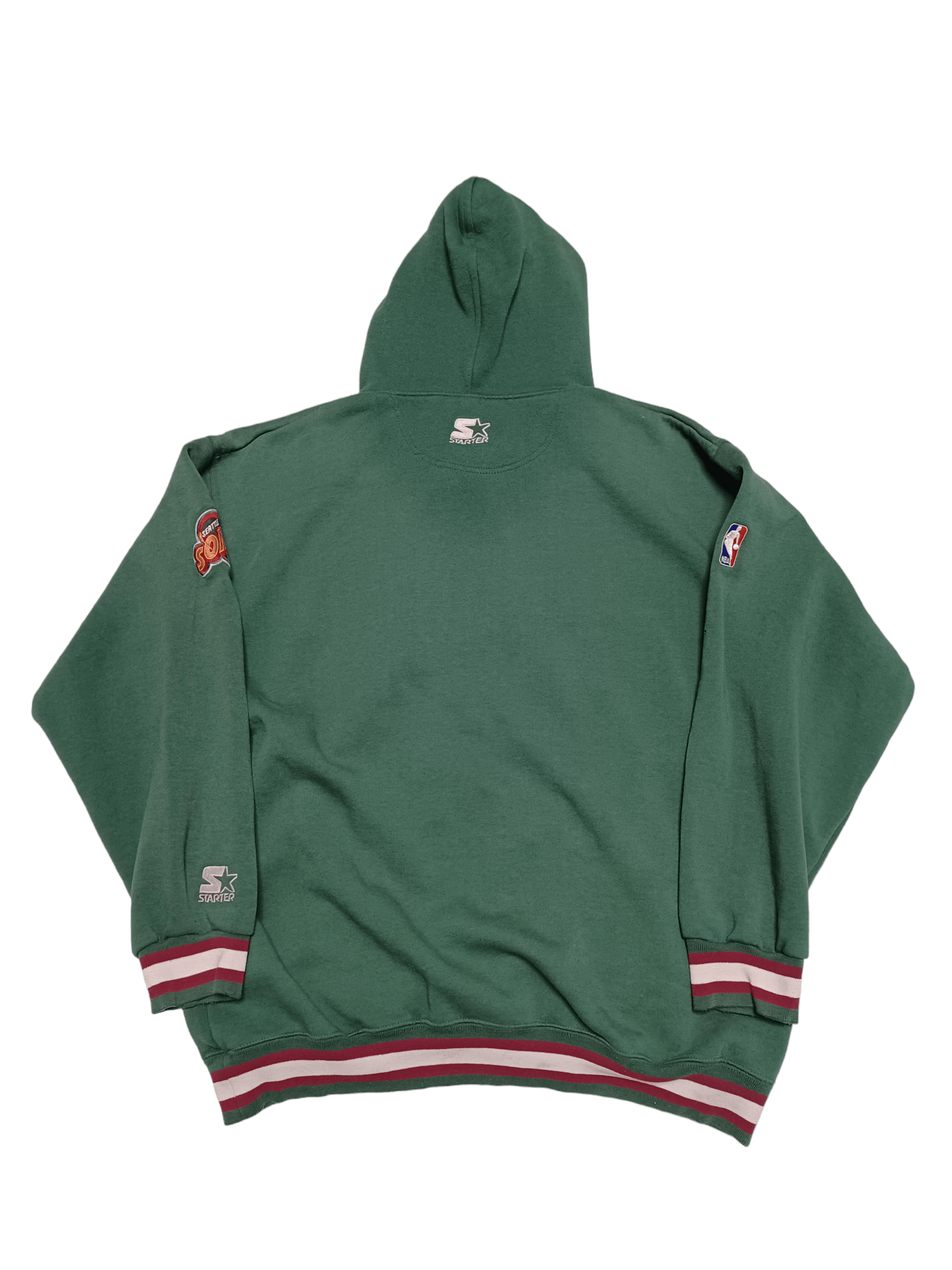 Starter UNIQUE RARE Seattle SuperSonics Made in Korea 90s hoodie Size US XL / EU 56 / 4 - 2 Thumbnail