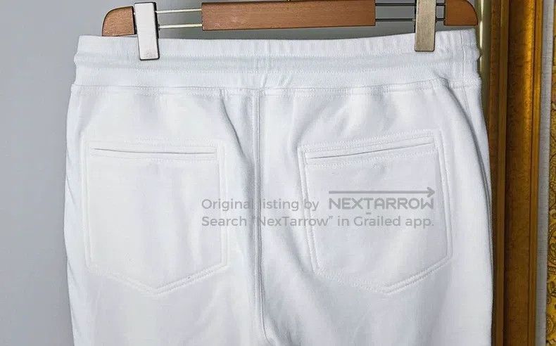 Brunello Cucinelli Brunello Cucinelli size L Sea Island cotton sweatpants Size US 31 - 4 Thumbnail