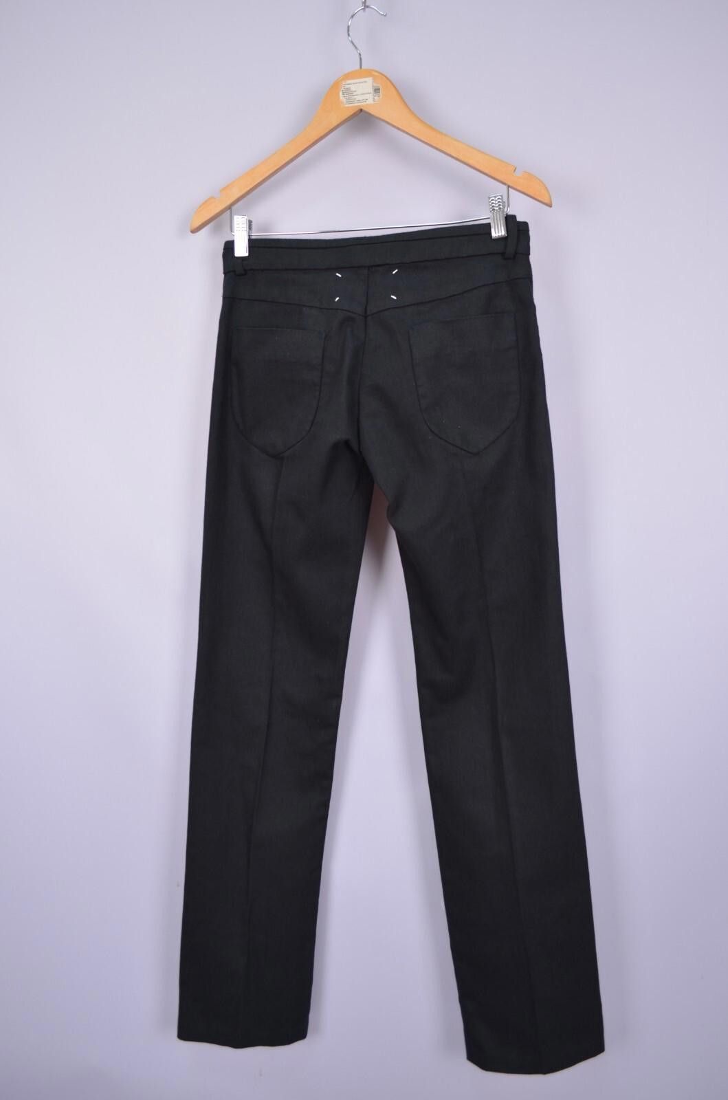 Maison Margiela Maison Margiela S/S 2010 Flat Front Black Pants Sz 42 Bnwt! Size 38" / US 16 / IT 52 - 7 Thumbnail
