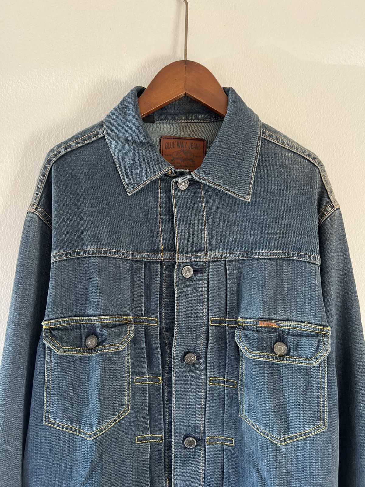 Vintage Vintage Blue Way Denim Jacket Size US S / EU 44-46 / 1 - 2 Thumbnail