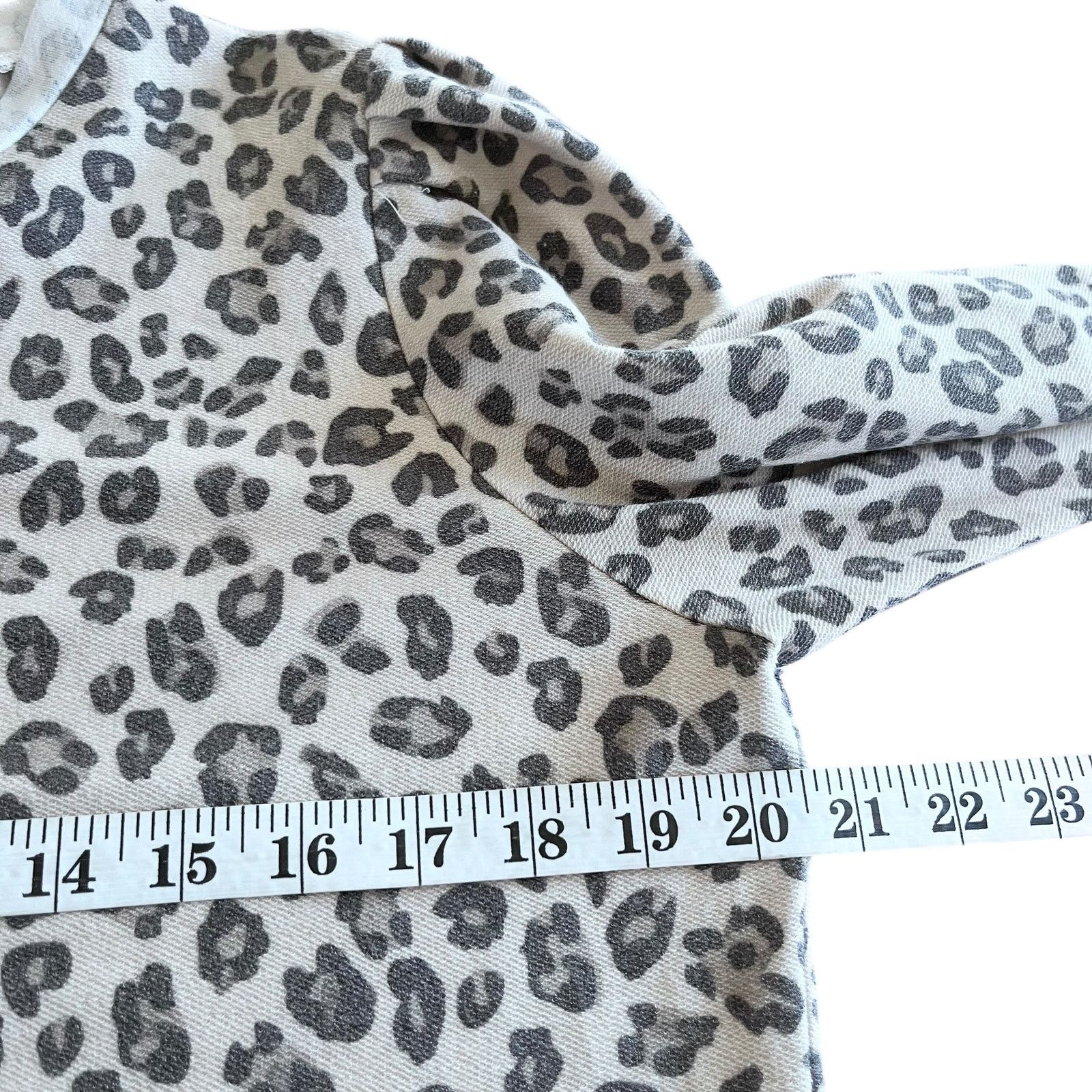 Other Veronica M Beige leopard Animal Print Long Sleeve T-Shirt Size M / US 6-8 / IT 42-44 - 7 Thumbnail