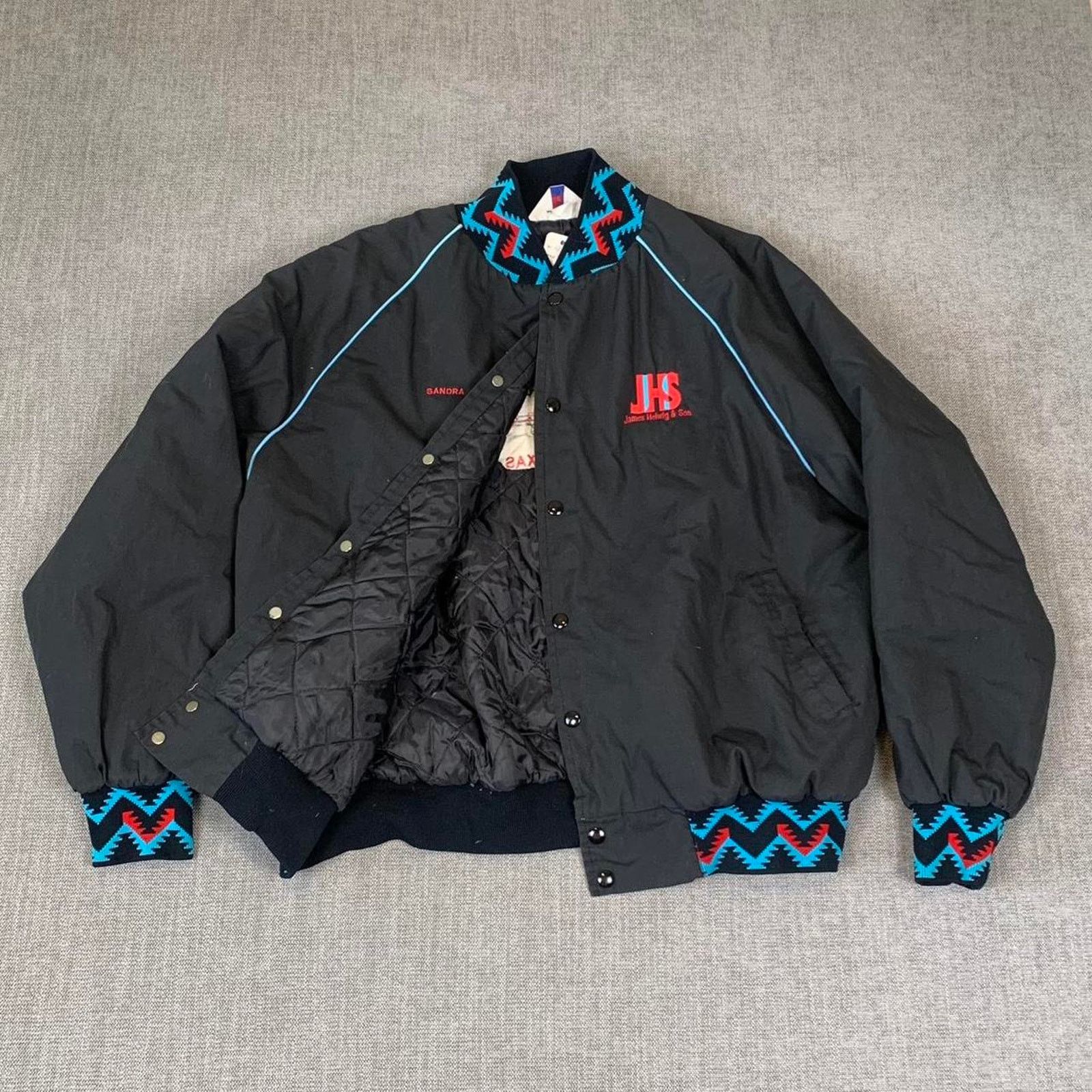Vintage Vintage 90s embroidered Aztec trucker jacket Size US XXL / EU 58 / 5 - 2 Thumbnail