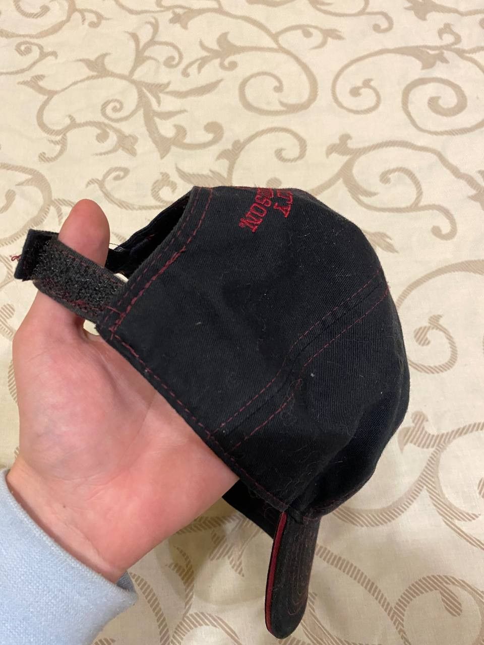 Harley Davidson Harley-Davidson Motorcycles Embroidered Black Dad Cap Hat Size ONE SIZE - 5 Thumbnail