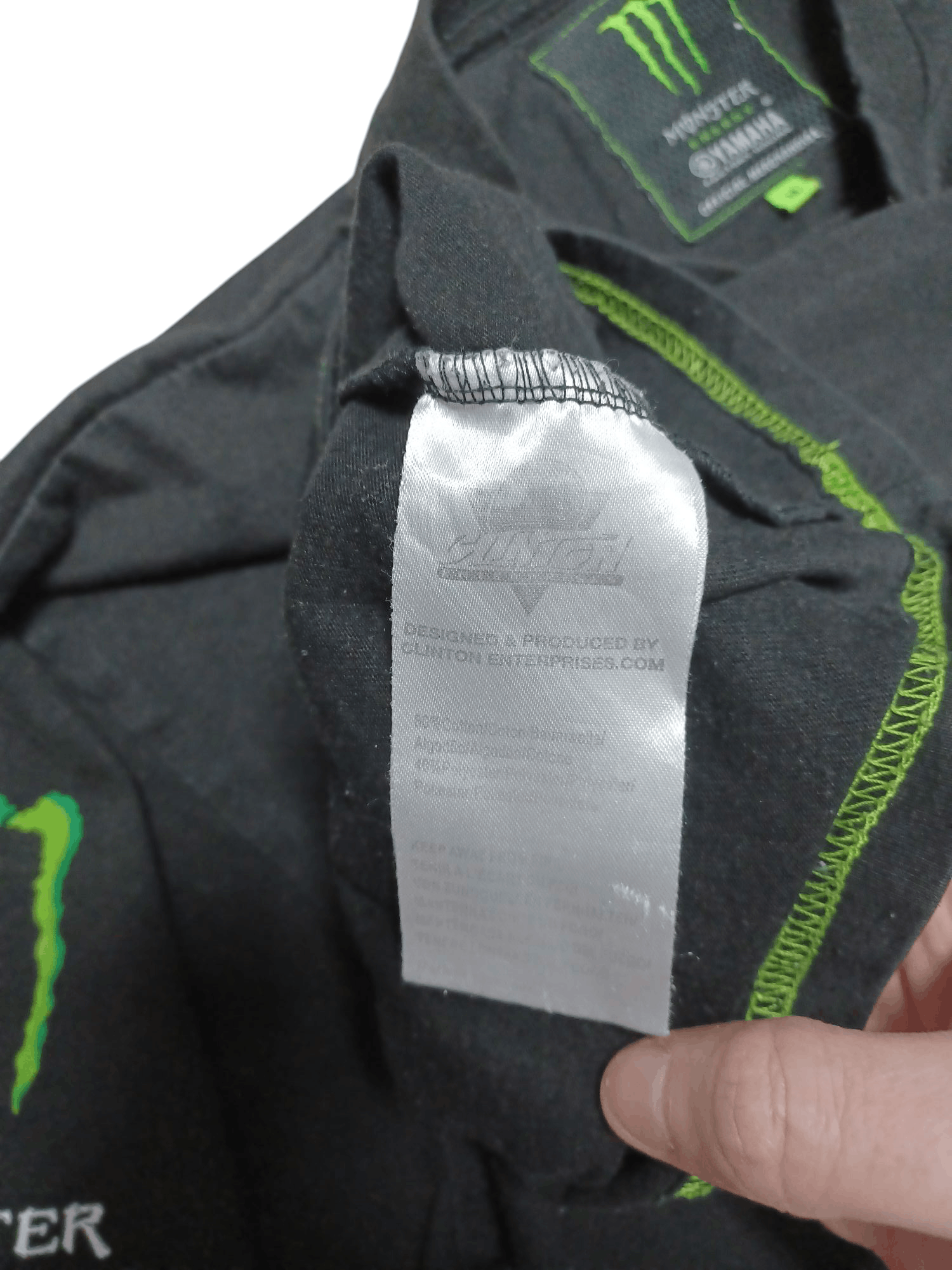 Yamaha YAMAHA X MONSTER ENERGY RACING FIRE TEE MOTO BIKE JAPANESE Size US M / EU 48-50 / 2 - 4 Thumbnail