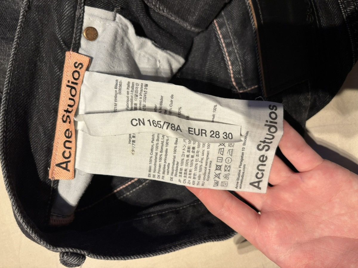 Acne Studios acne 2021m black Size US 28 / EU 44 - 2 Thumbnail