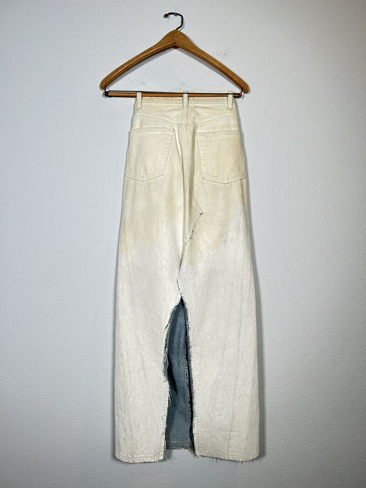 Maison Margiela ‘90-‘92 Artisanal Painted Denim Jacket & Skirt Set Size S / US 4 / IT 40 - 5 Thumbnail