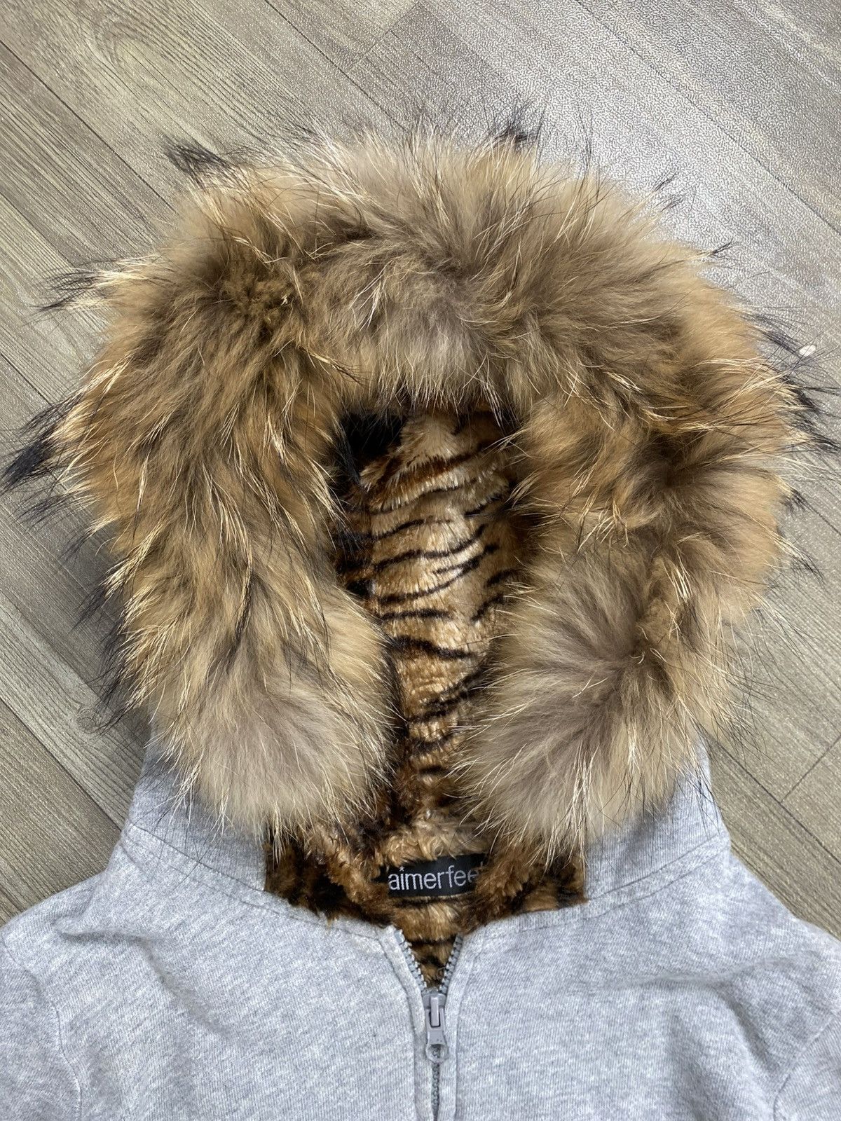 Japanese Brand Y2K Japanese Archive Ifsixwasnine Lgb Style Fur Zip Hoodie Size US L / EU 52-54 / 3 - 3 Thumbnail
