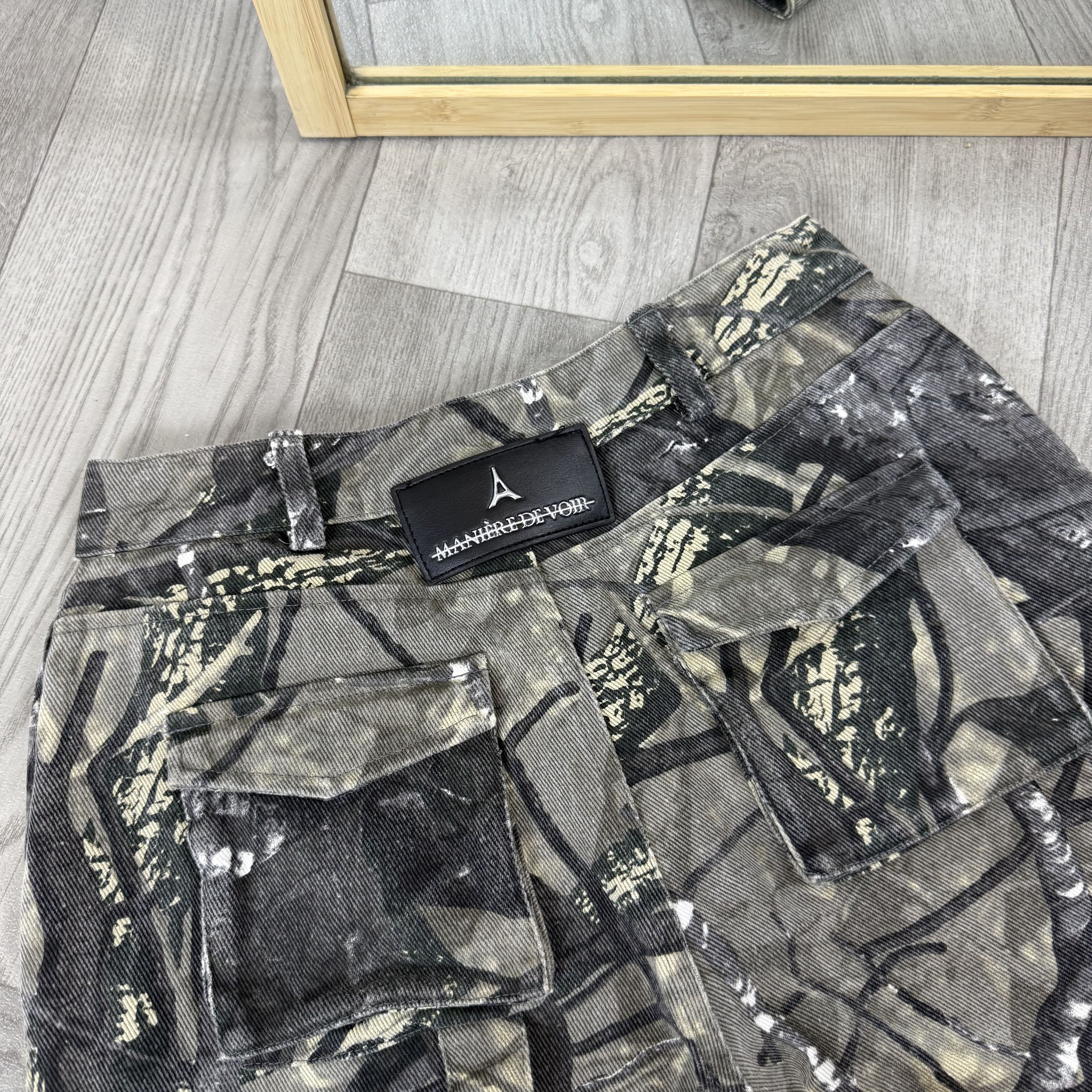 Maniere De Vior Maniere De Voir Camouflage Real Tree Multipocket Cargo Pants Size 24" / US 00 / IT 34 - 11 Thumbnail