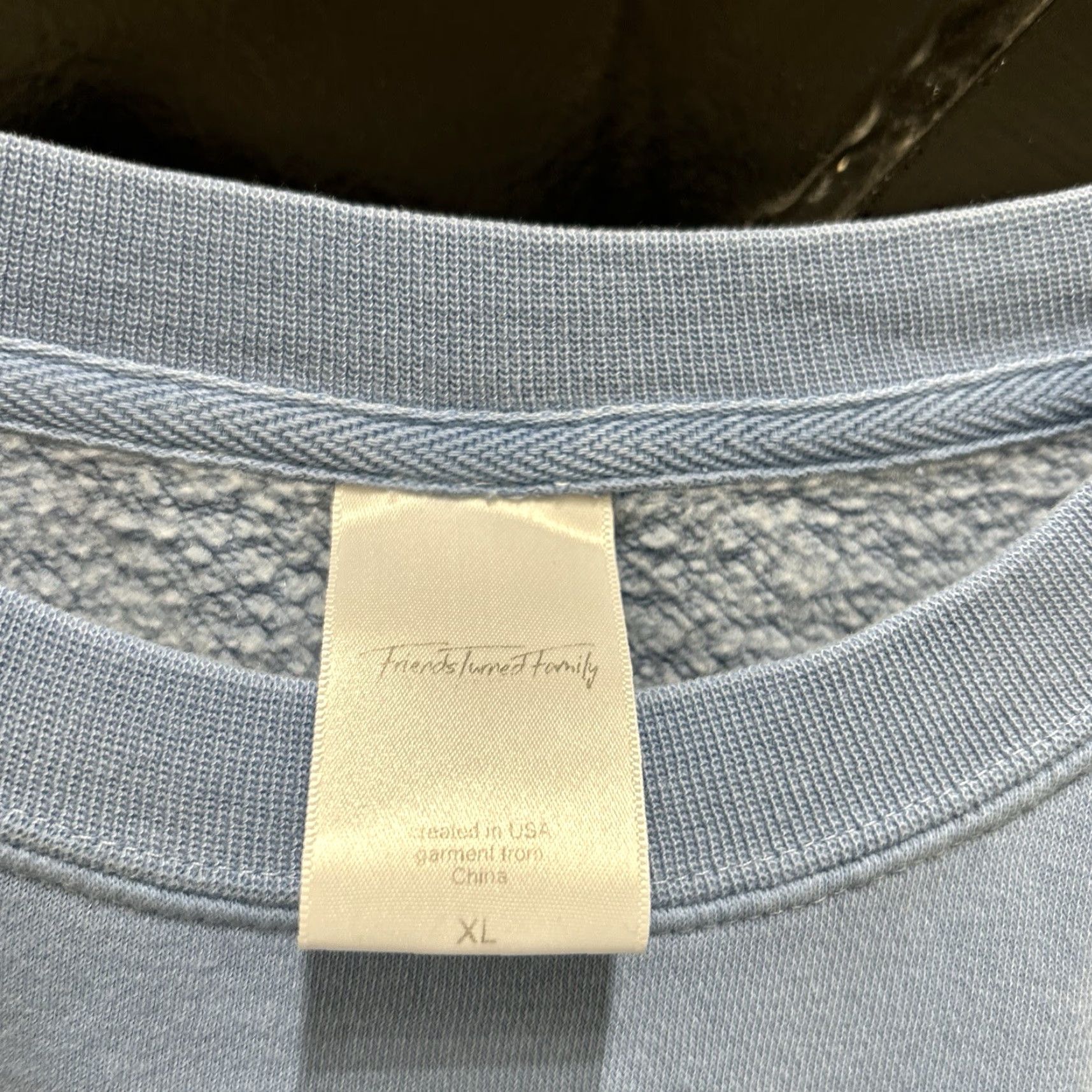 Vintage Love Sweatshirt Blue XL Women Pullover Activewear USA Made Feminine Theme Size XL / US 12-14 / IT 48-50 - 5 Thumbnail