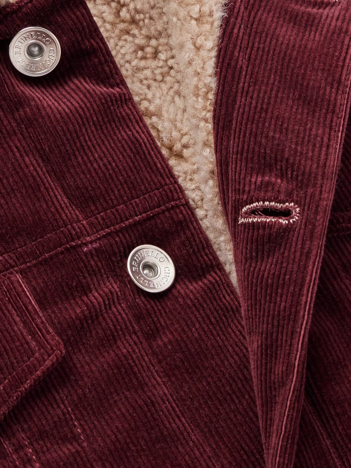 Brunello Cucinelli o1w1db10125 Padded Jacket in Burgundy Size US S / EU 44-46 / 1 - 5 Thumbnail