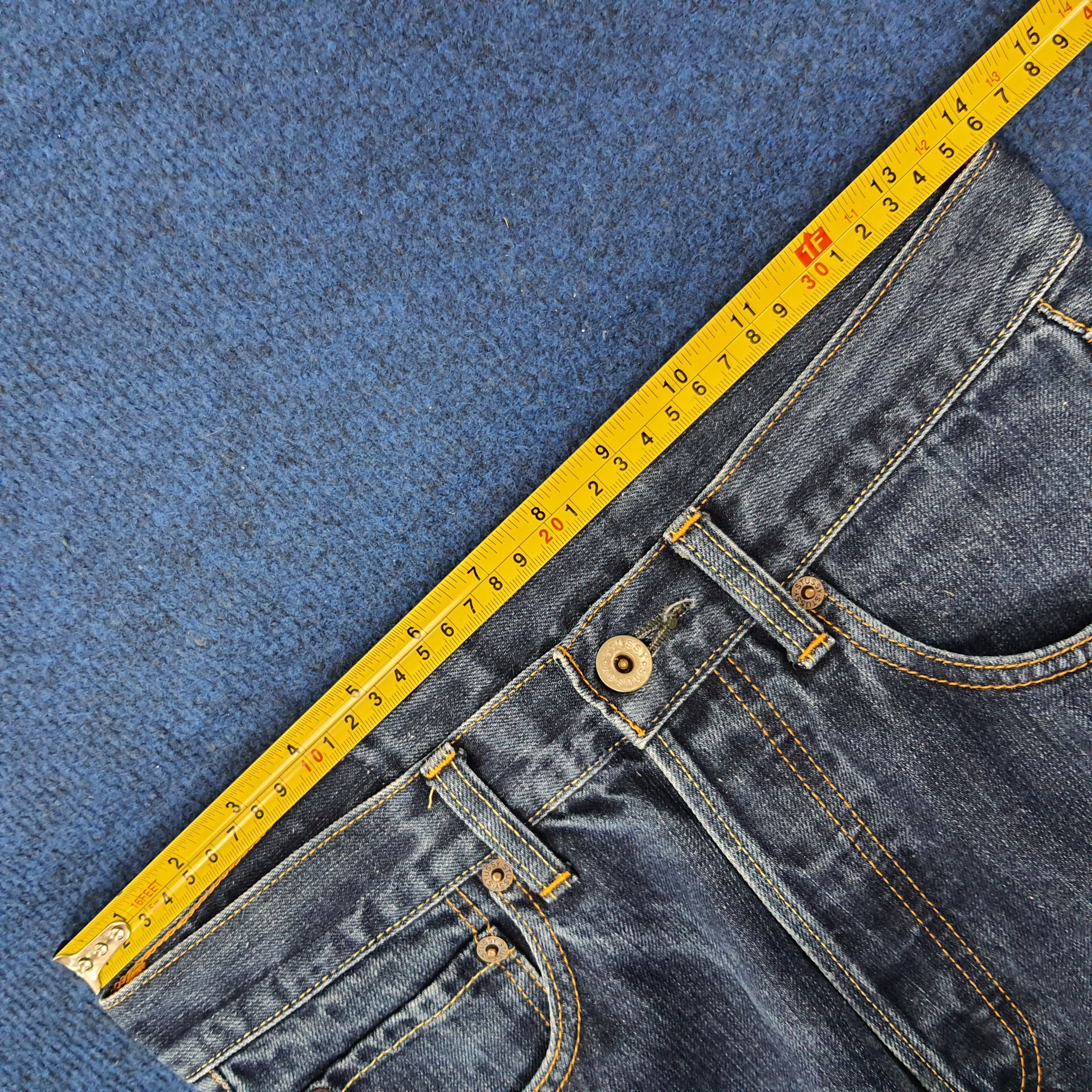 Stussy Vintage Stussy x Futura Rare Custom Logo Jeans C228N33 Size US 27 - 14 Thumbnail