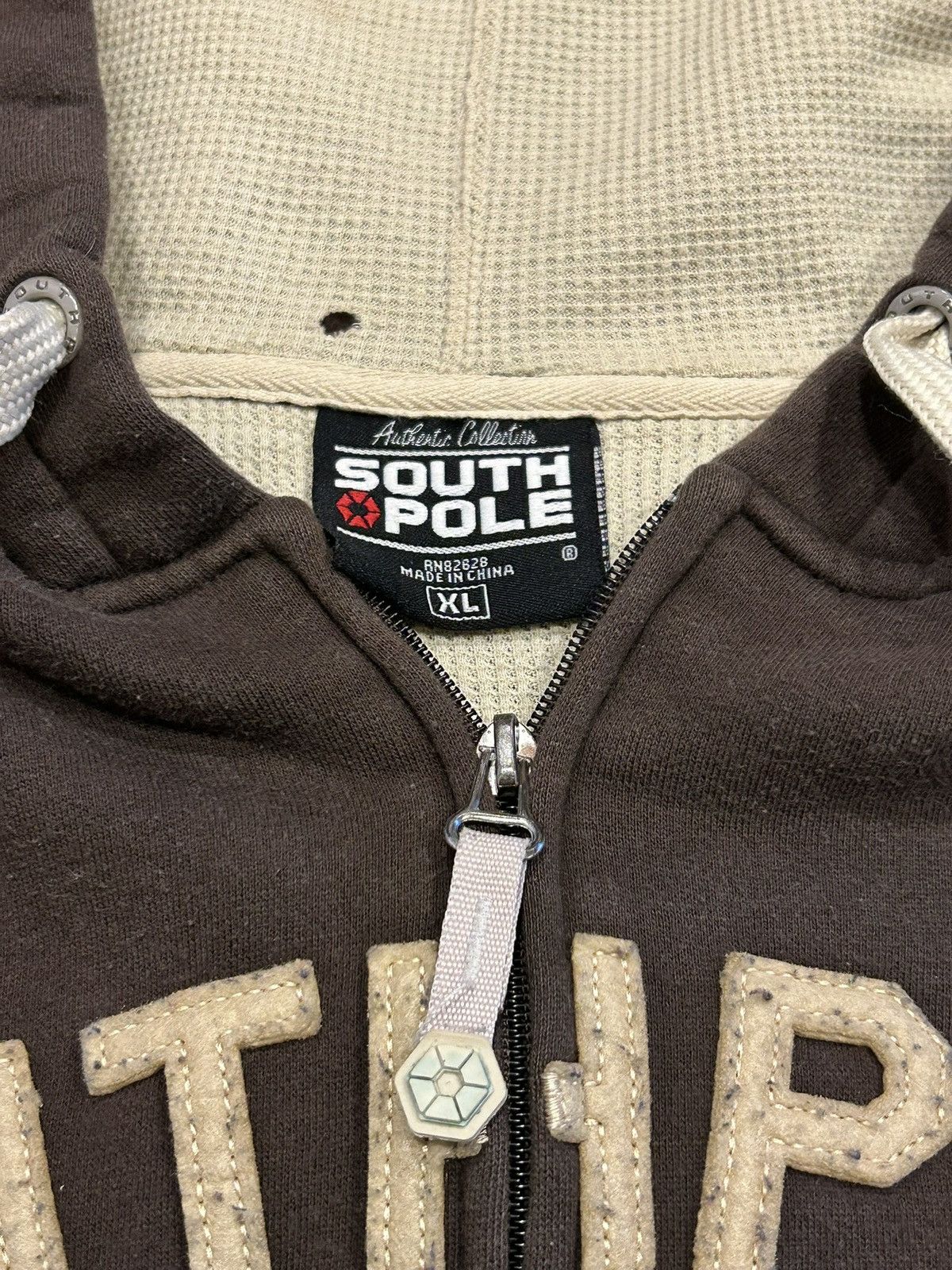 Southpole Vintage South Pole Heavyweight Thermal Zip Up Size US XL / EU 56 / 4 - 5 Thumbnail