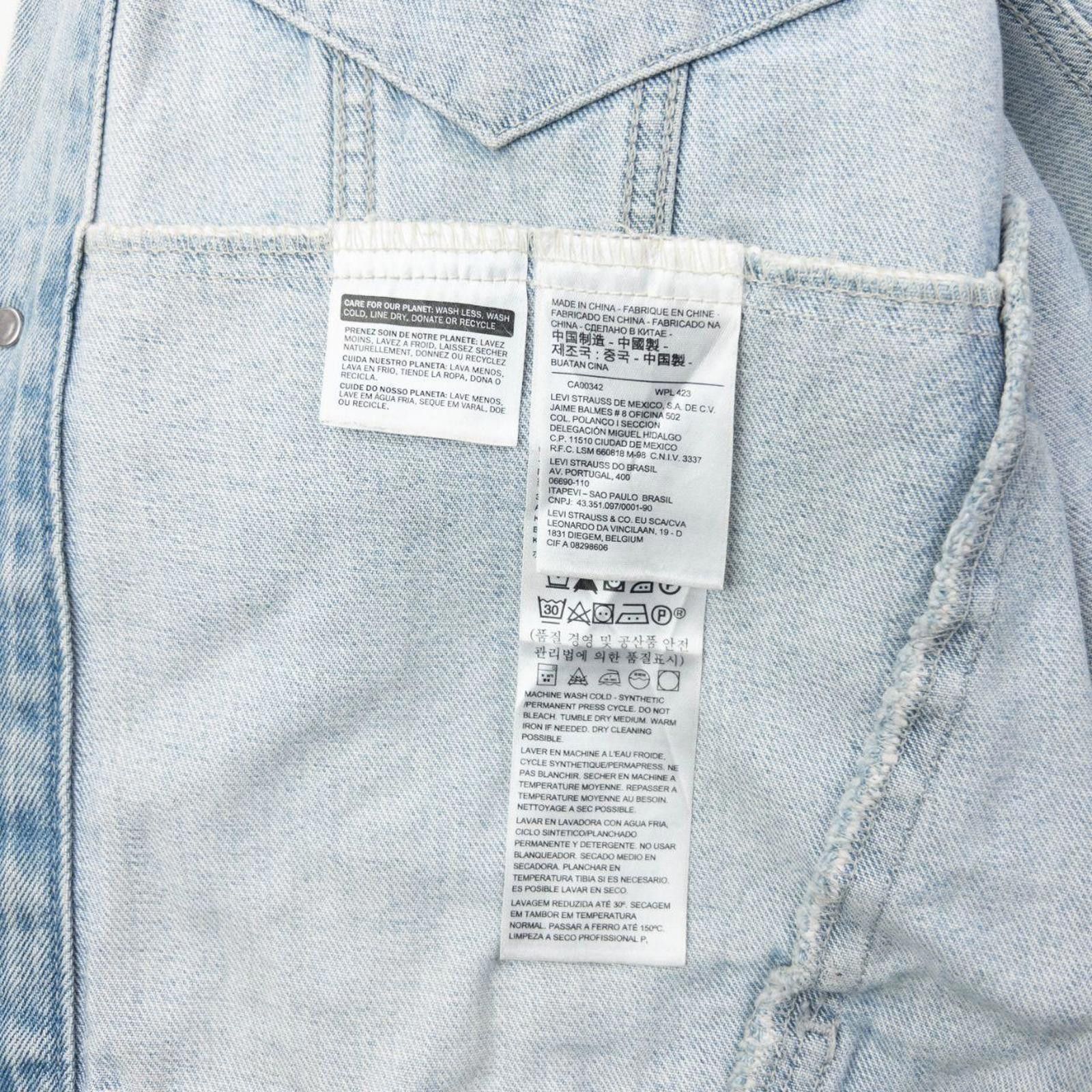 Levi's Vintage 2000s Levi's Silver Tab Button Up Denim Jacket XL Size US XL / EU 56 / 4 - 7 Thumbnail