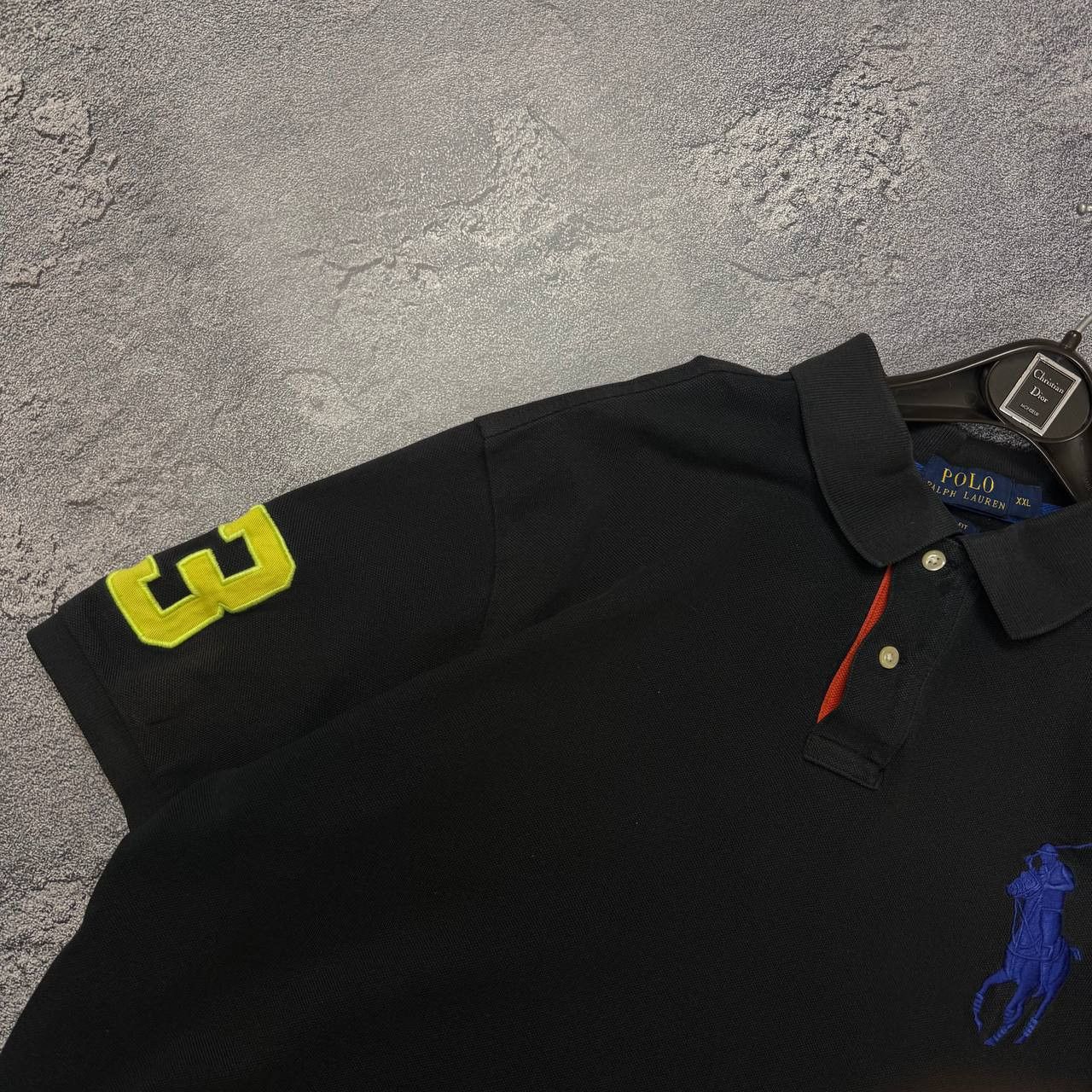 Polo Ralph Lauren Polo Ralph Lauren Big Pony Black Polo Size US XXL / EU 58 / 5 - 2 Thumbnail