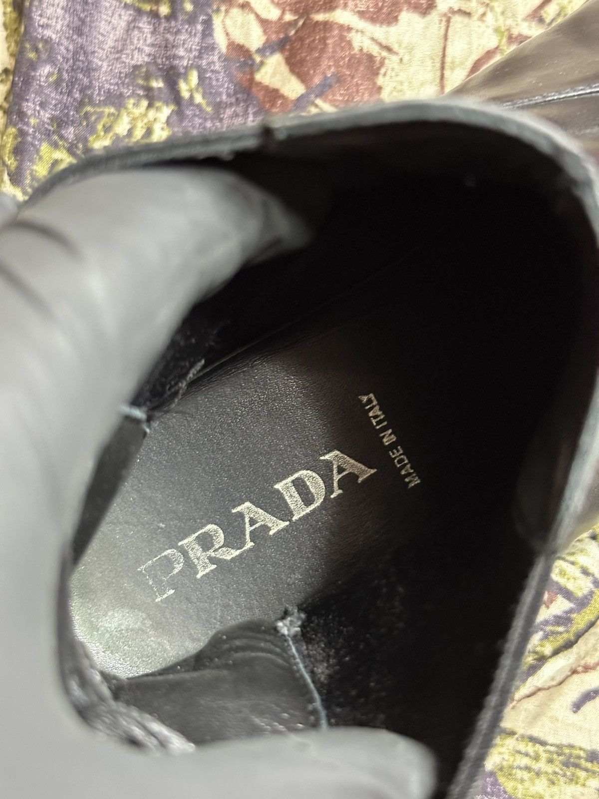 Prada Prada black leather boots luxury streetwear winter casual Size US 10 / EU 43 - 12 Thumbnail
