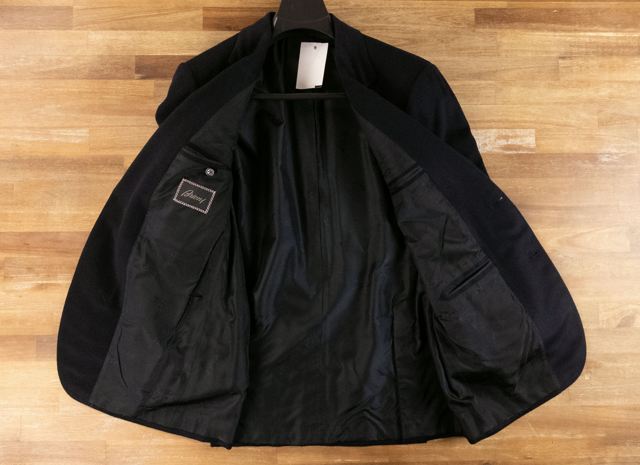 Brioni BRIONI solid dark blue cashmere wool blazer jacket 40R 50R Size 40R - 12 Thumbnail