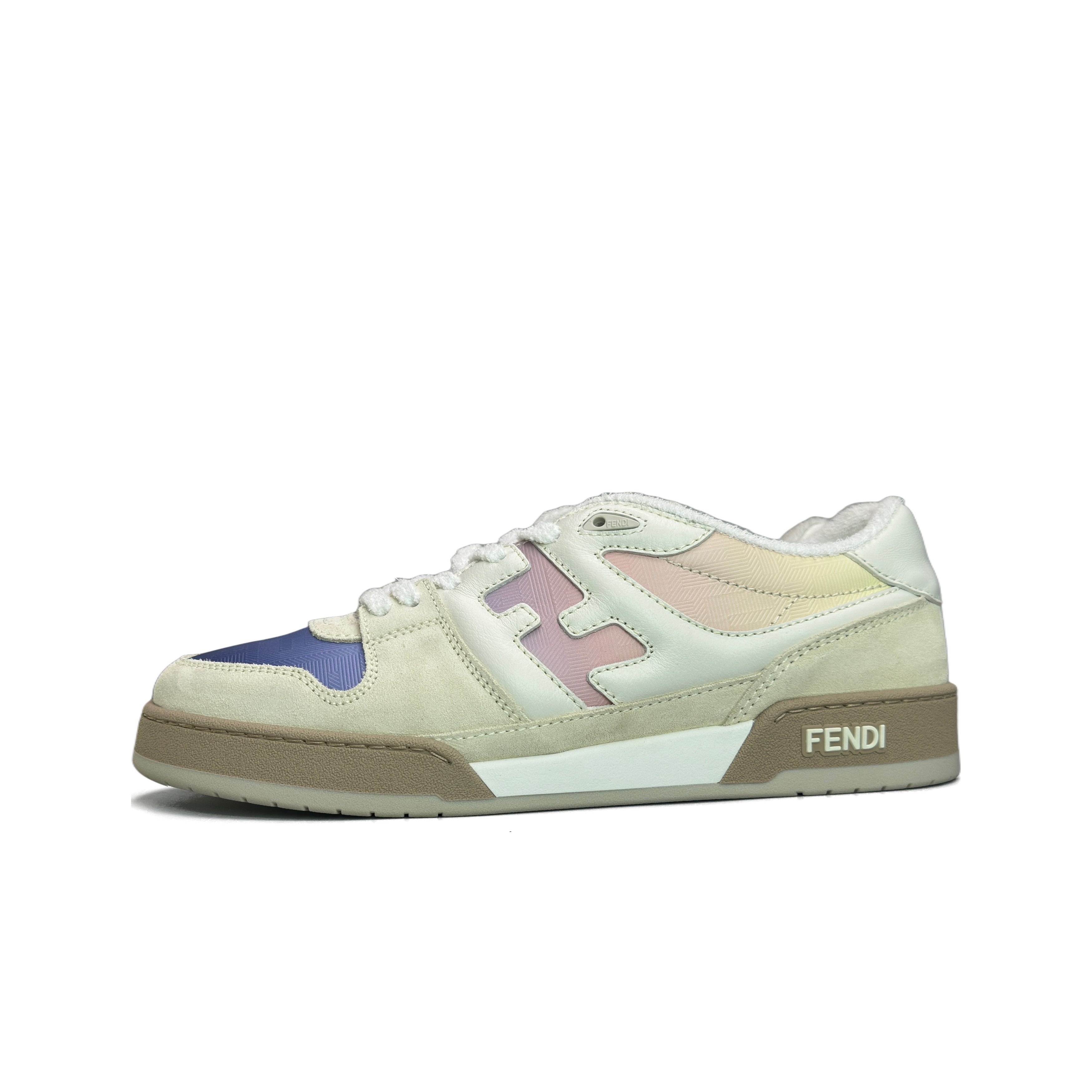 Fendi Fendi Match Multi-Color Low-Top Sneakers US 11 Size US 11 / EU 44 - 1 Thumbnail