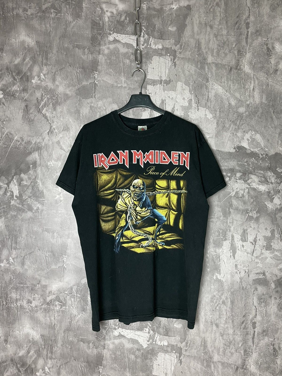 Band Tees × Iron Maiden × Vintage Iron Maiden 00s Vintage Piece Of Mind Rock Metal Album Tee Size US L / EU 52-54 / 3 - 1 Thumbnail