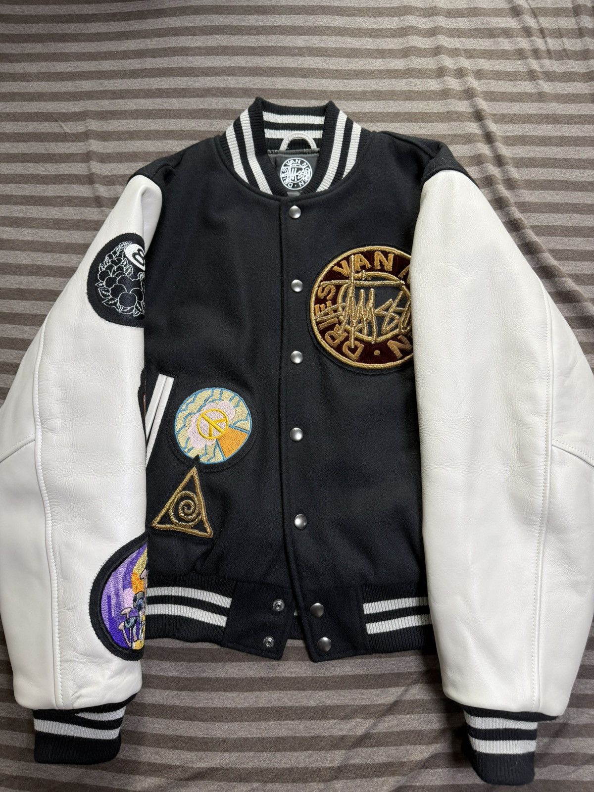 Dries Van Noten × Stussy Stussy x Dries Van Noten Varsity Jacket Black Size US S / EU 44-46 / 1 - 4 Thumbnail