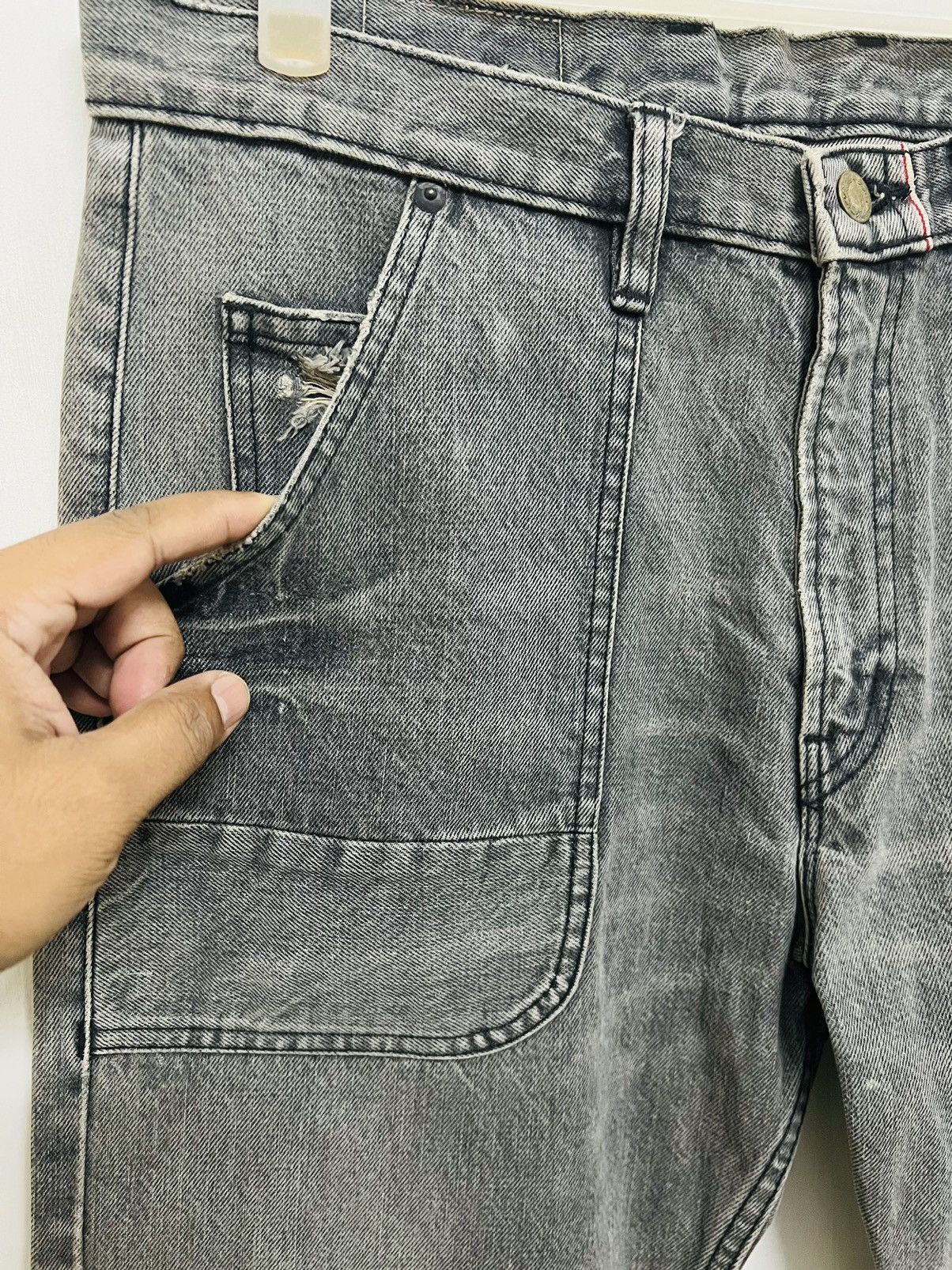 Hysteric Glamour × Japanese Brand Vintage Japanese Brand Patchwork Selvedge Denim Size US 33 - 9 Thumbnail