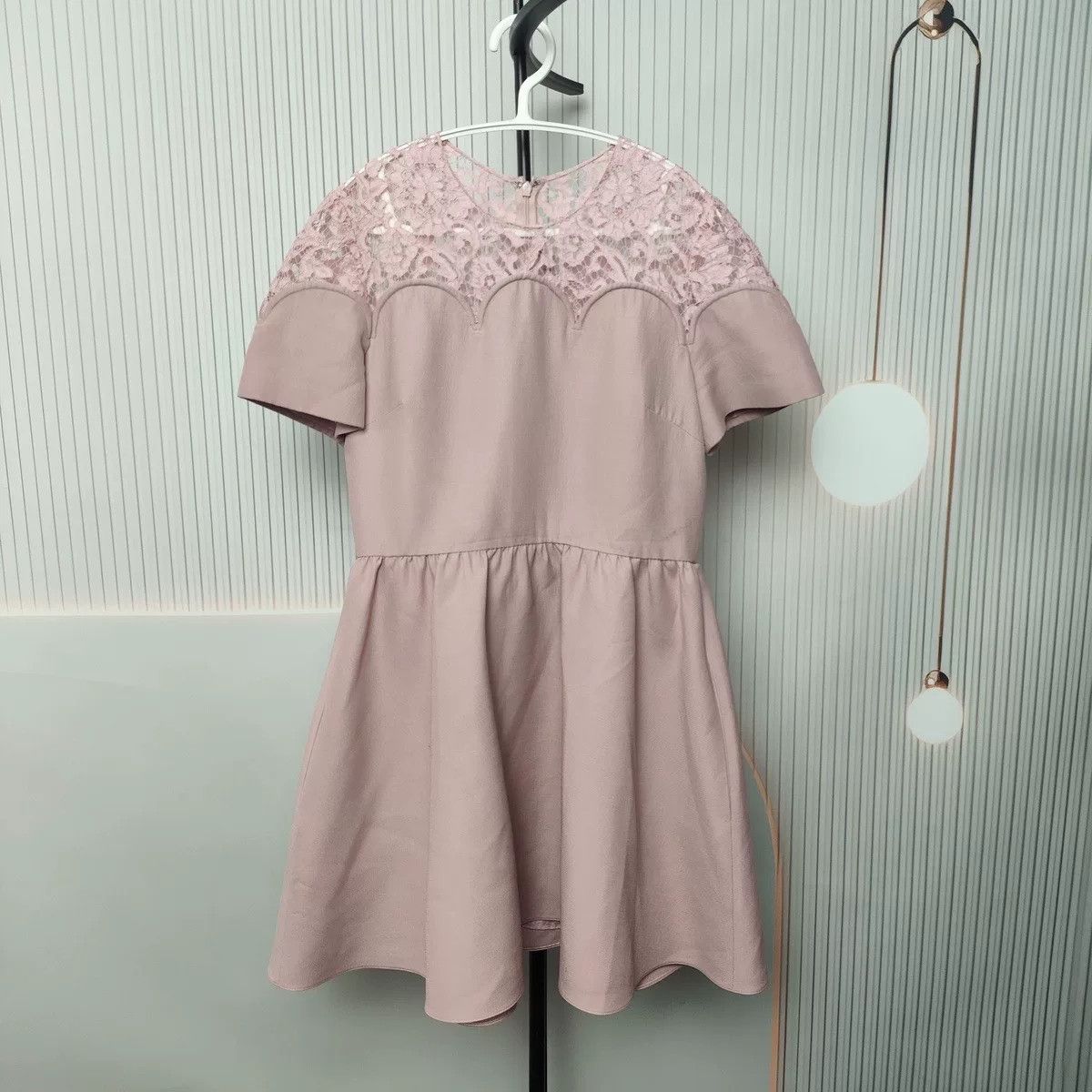 Valentino Polyester Short Sleeve Dress