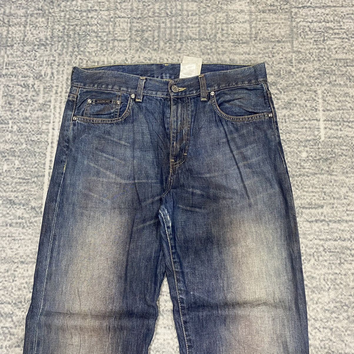 Calvin Klein Sick☠️ CK Vintage Wash Jeans Denim Punk Grunge 90s Size US 32 / EU 48 - 7 Thumbnail