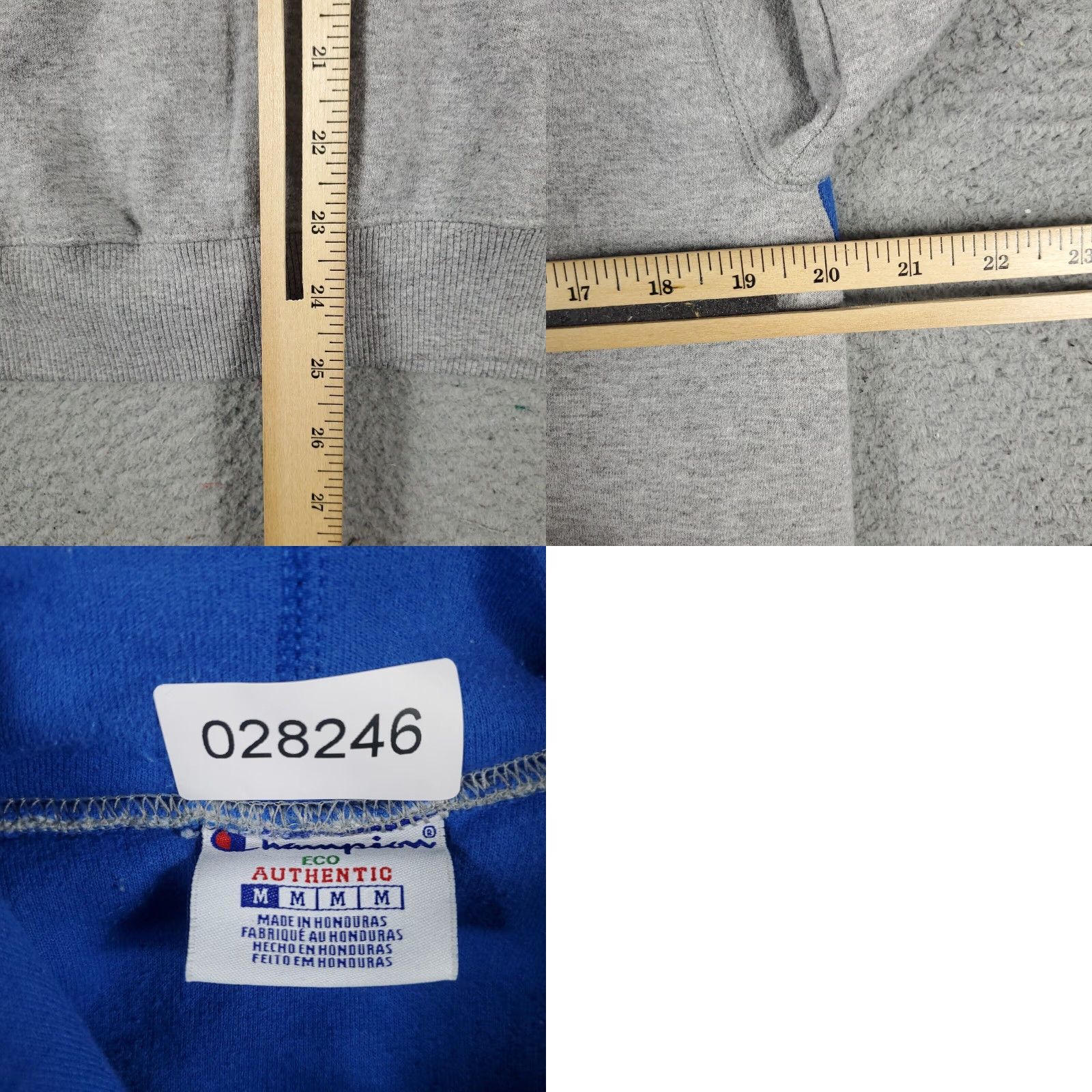 Champion Champion Hoodie Men Medium Gray Pullover Sweatshirt Casual Modern Sports Size US M / EU 48-50 / 2 - 8 Thumbnail