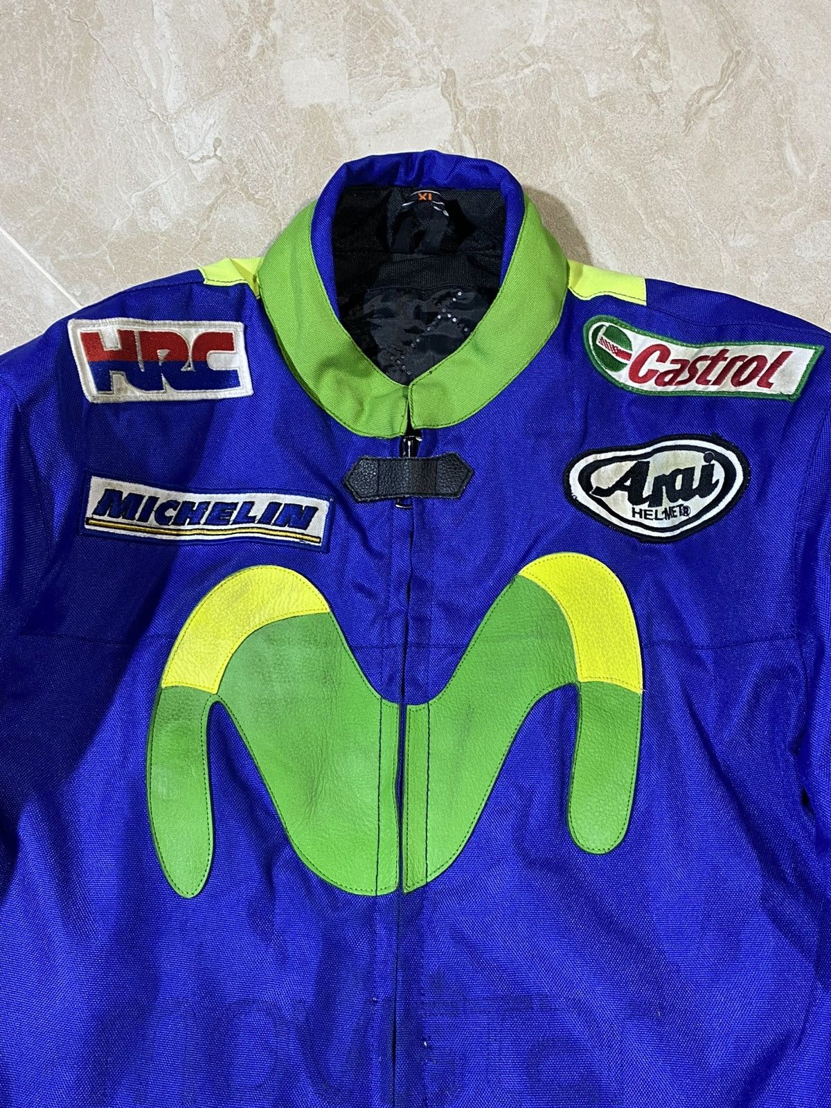 Other 🔥 Y2K MOVISTAR RACING JACKET MOTO GP VR46 STYLE VIBES Size US M / EU 48-50 / 2 - 5 Thumbnail